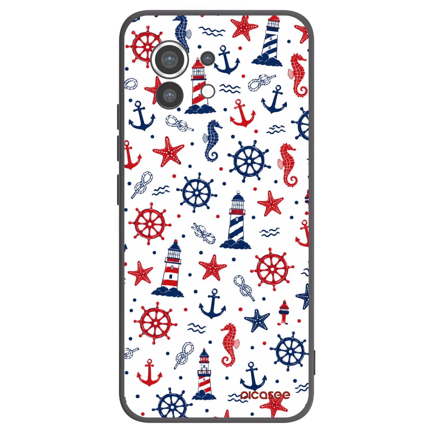 Picasee silikonowe czarne etui na Xiaomi Mi 11 - Sailor Vibes