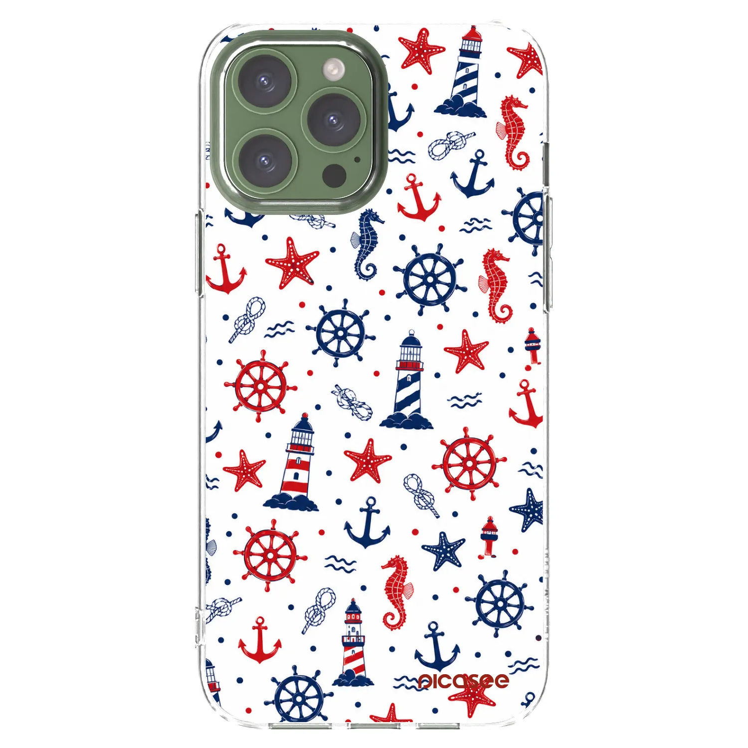 Picasee silikonowe przeźroczyste etui na Apple iPhone 13 Pro Max - Sailor Vibes