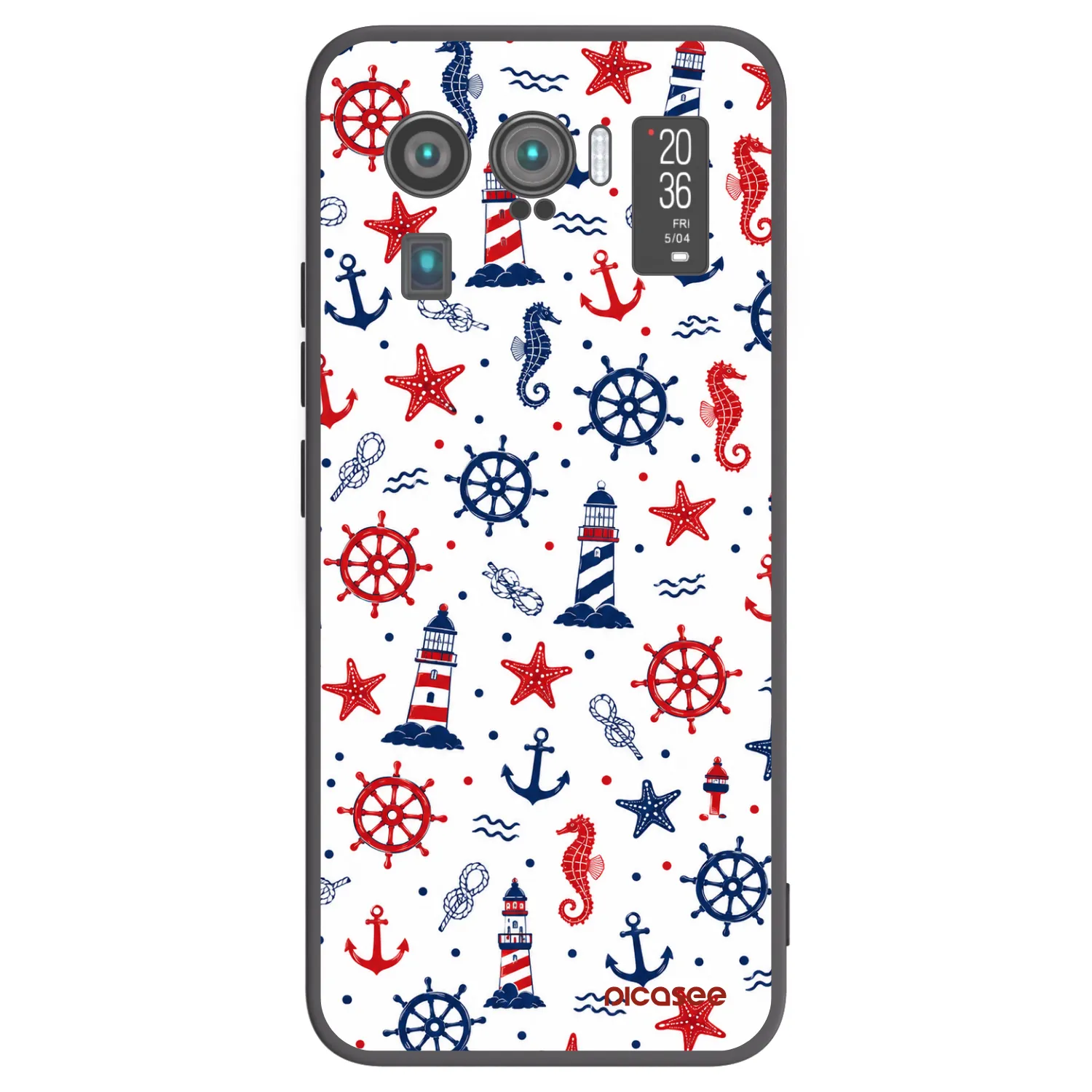 Picasee silikonowe czarne etui na Xiaomi Mi 11 Ultra - Sailor Vibes