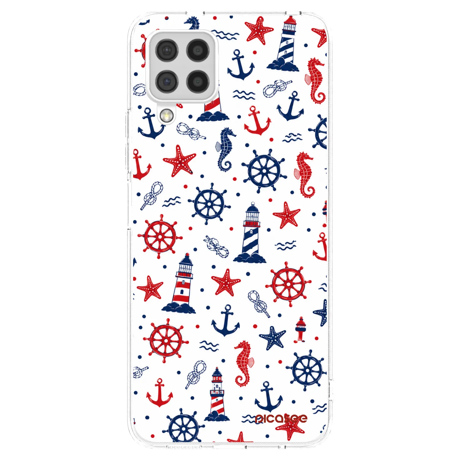 Picasee silikonowe przeźroczyste etui na Samsung Galaxy A22 A225F 4G - Sailor Vibes
