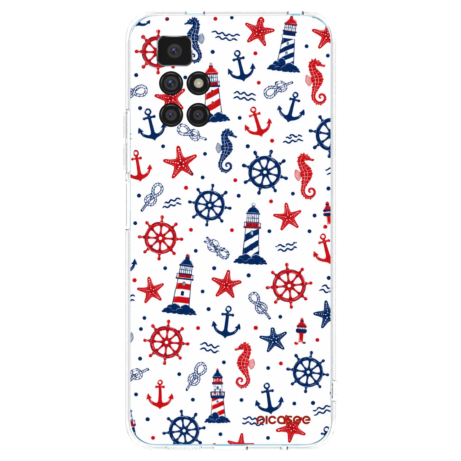 Picasee silikonowe przeźroczyste etui na Xiaomi Redmi 10 - Sailor Vibes