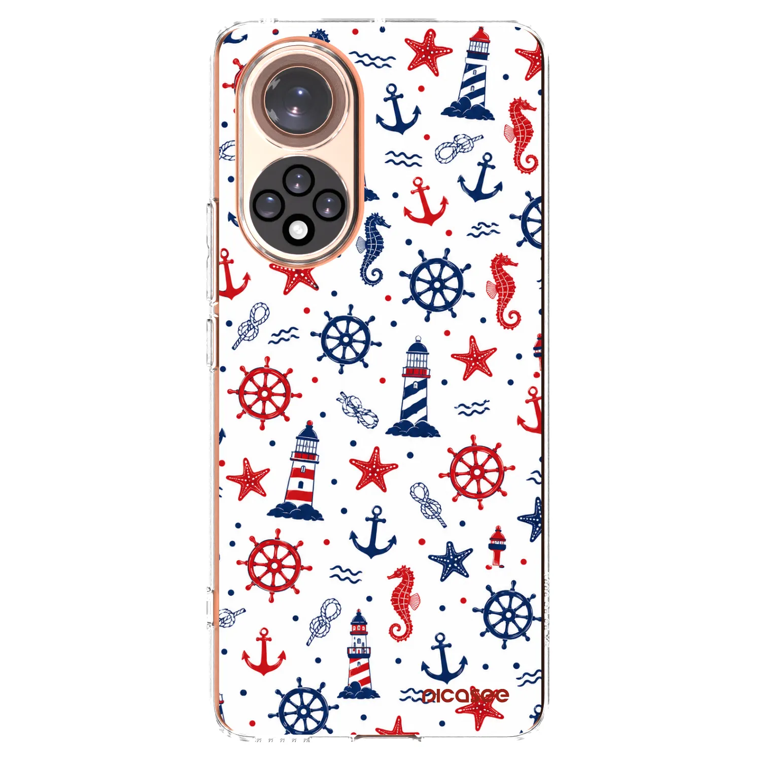 Picasee silikonowe przeźroczyste etui na Honor 50 5G - Sailor Vibes