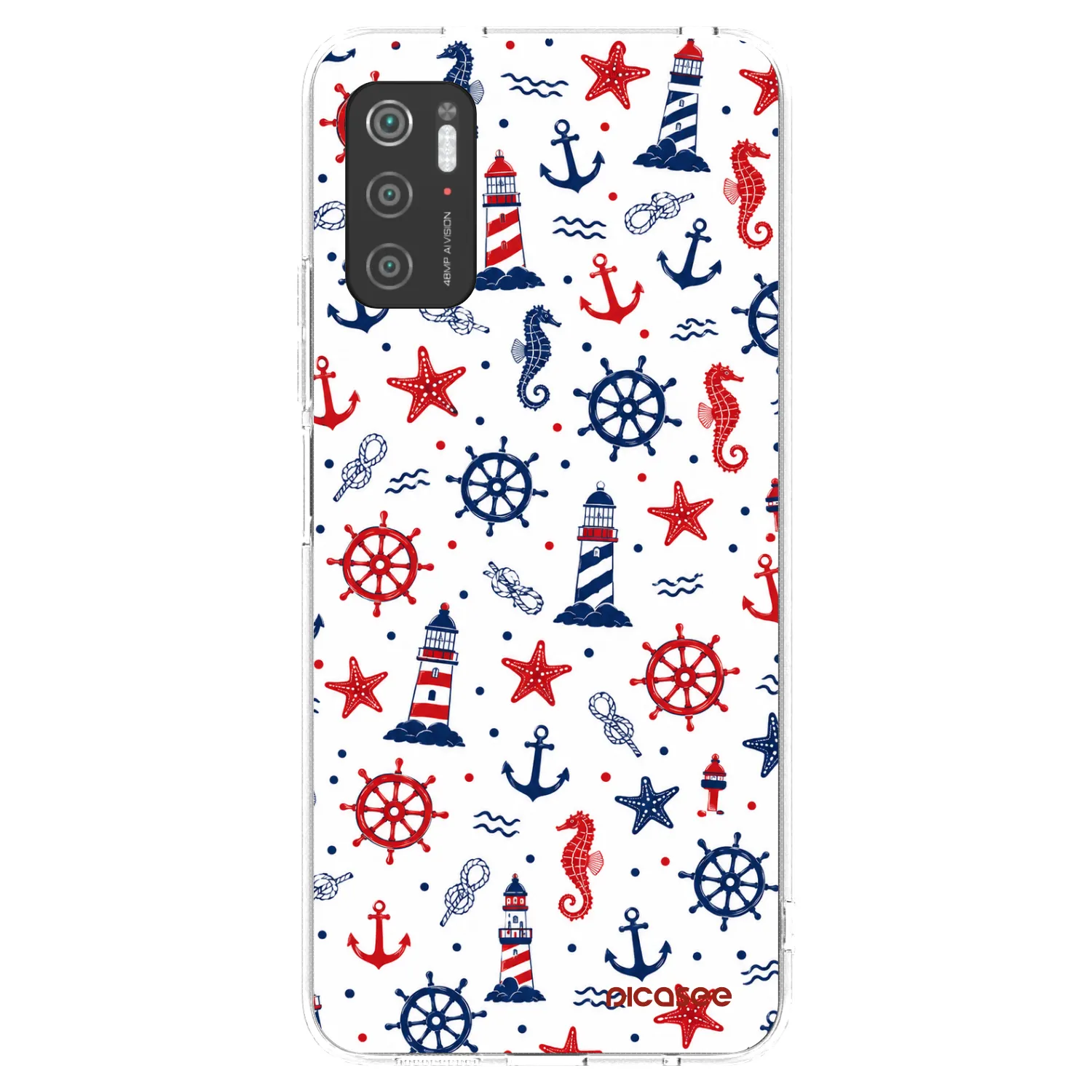 Picasee silikonowe przeźroczyste etui na Xiaomi Poco M3 Pro 5G - Sailor Vibes