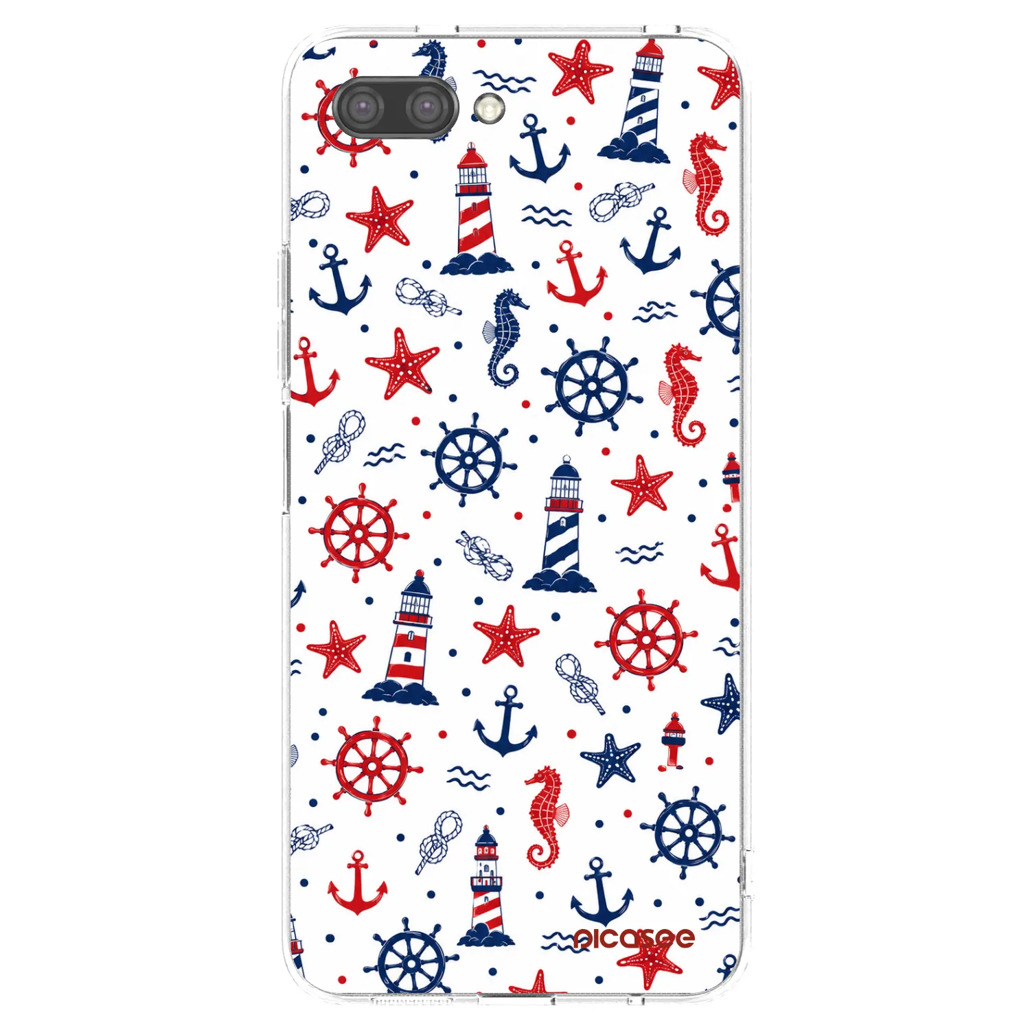 Picasee silikonowe przeźroczyste etui na Honor 10 - Sailor Vibes