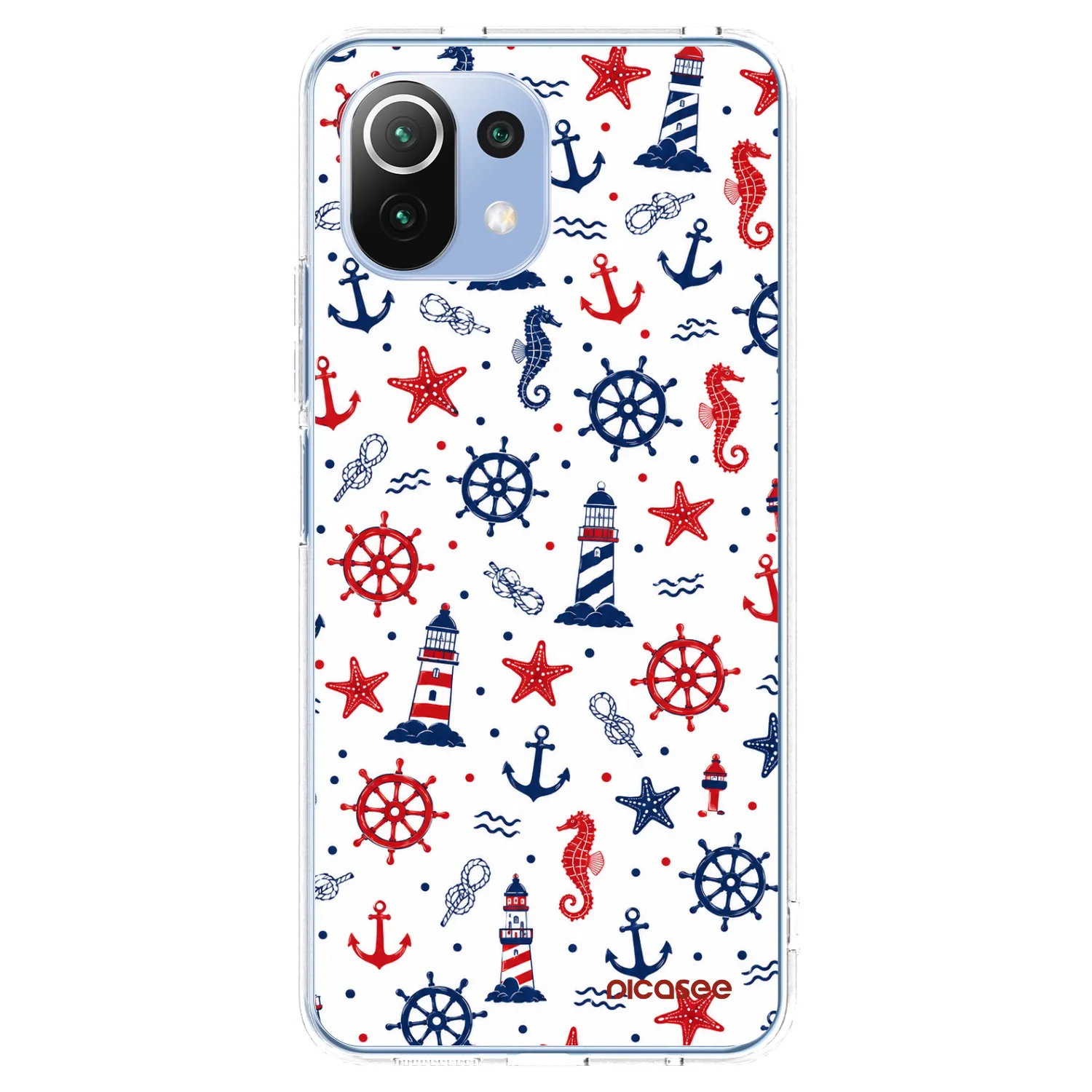 Picasee silikonowe przeźroczyste etui na Xiaomi 11 Lite 5G NE - Sailor Vibes
