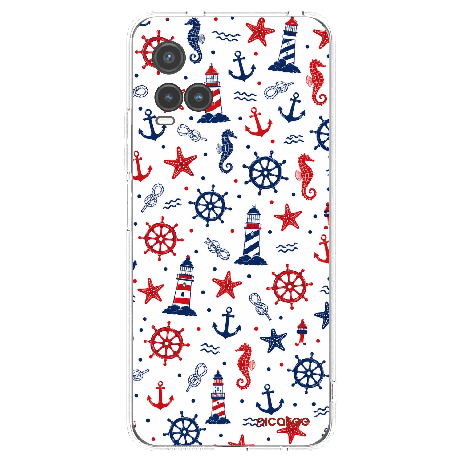 Picasee silikonowe przeźroczyste etui na Vivo Y33s - Sailor Vibes