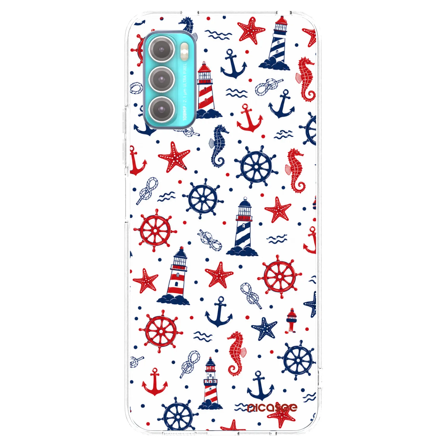 Picasee silikonowe przeźroczyste etui na Motorola Moto G60 - Sailor Vibes