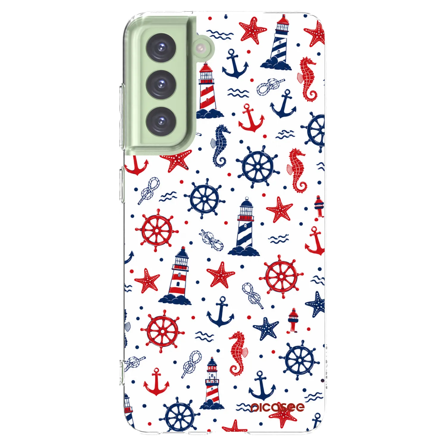 Picasee silikonowe przeźroczyste etui na Samsung Galaxy S21 FE 5G - Sailor Vibes