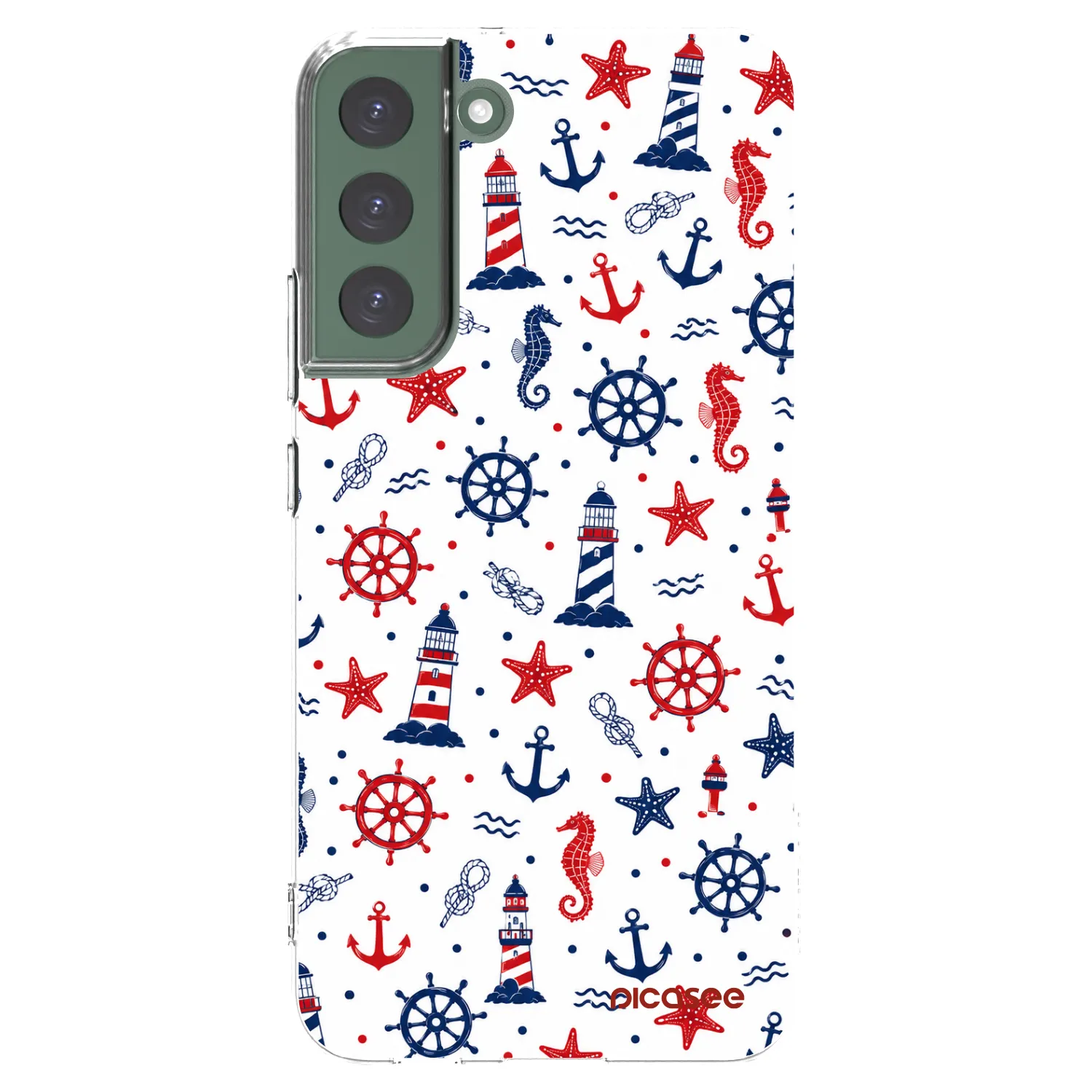 Picasee silikonowe przeźroczyste etui na Samsung Galaxy S22+ 5G - Sailor Vibes