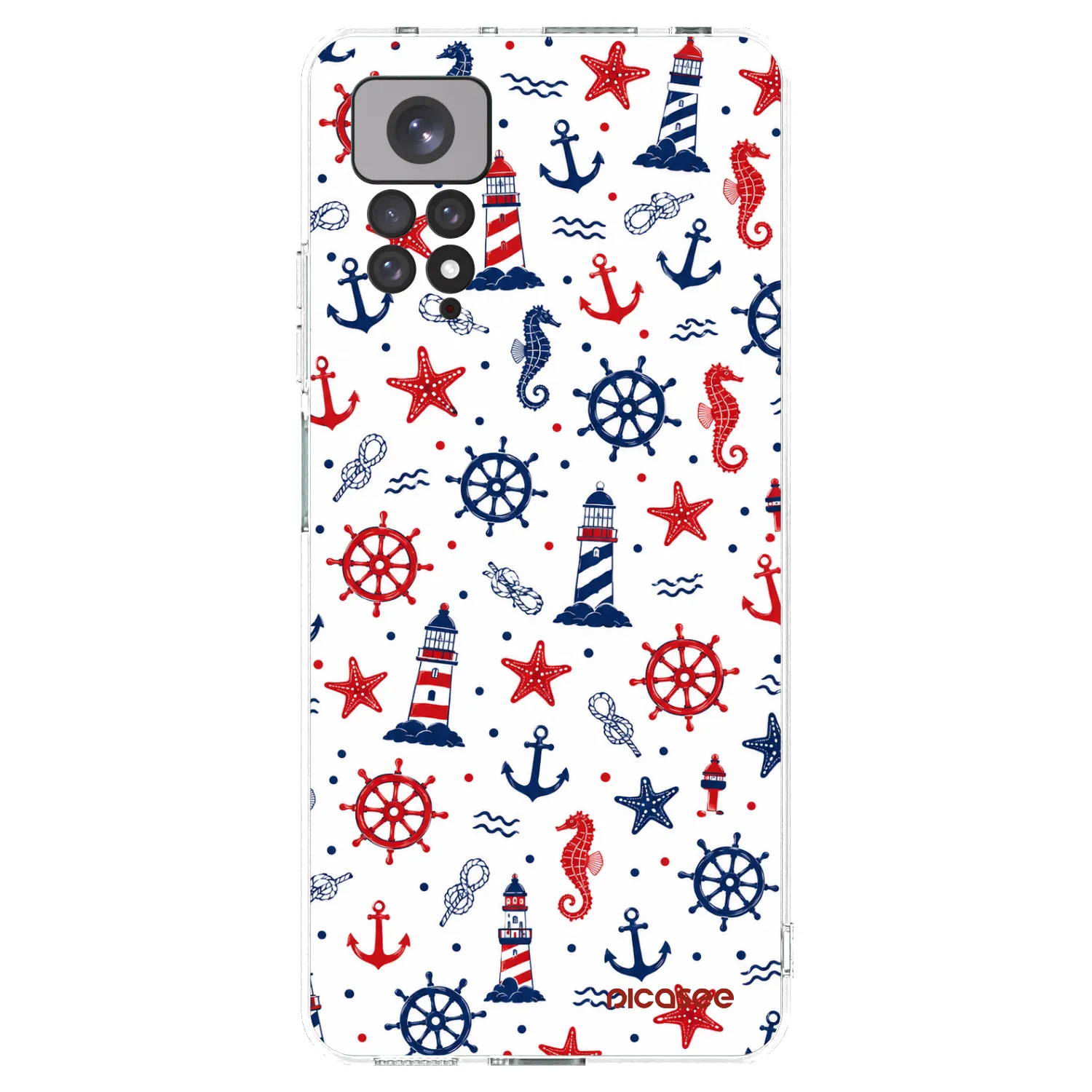 Picasee silikonowe przeźroczyste etui na Xiaomi Redmi Note 11S 4G - Sailor Vibes