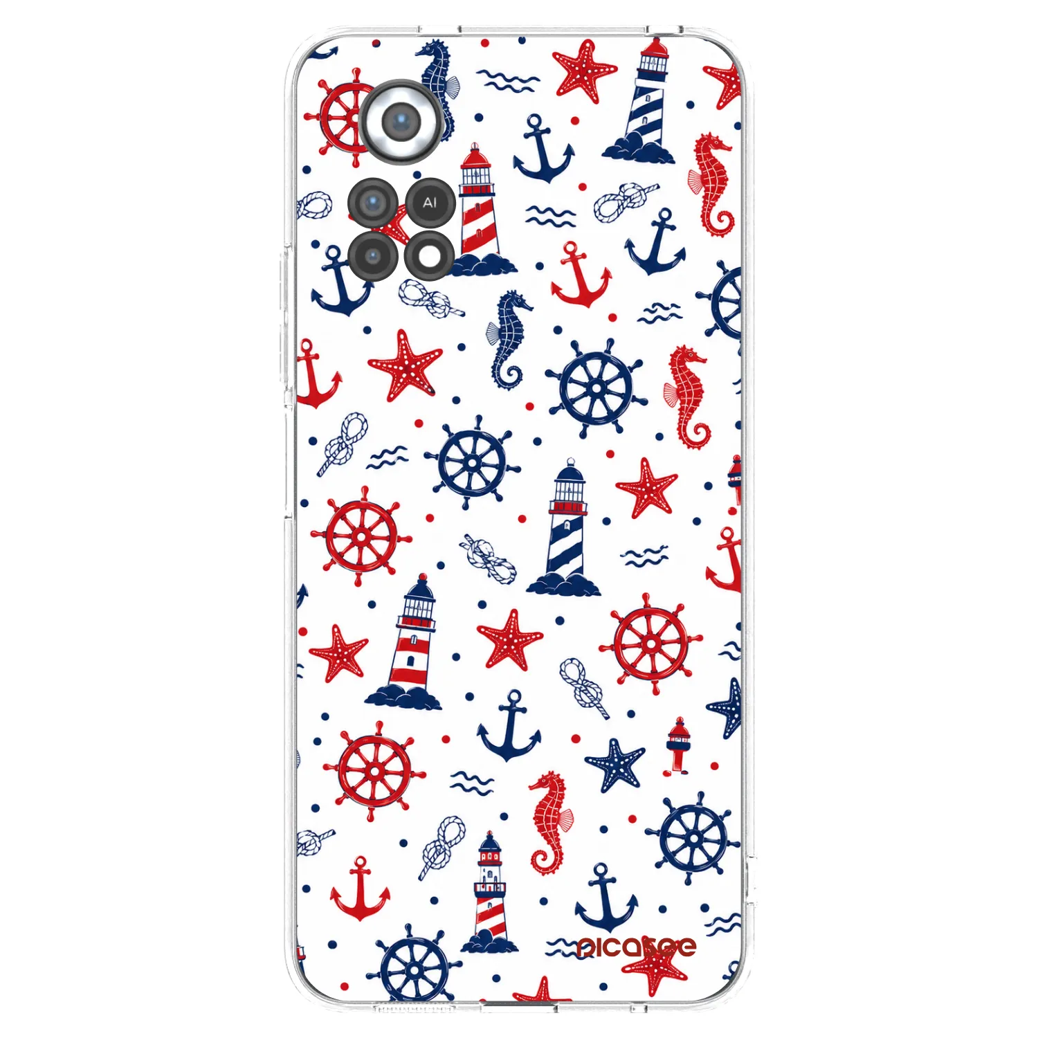 Picasee silikonowe przeźroczyste etui na Xiaomi Poco X4 Pro 5G - Sailor Vibes