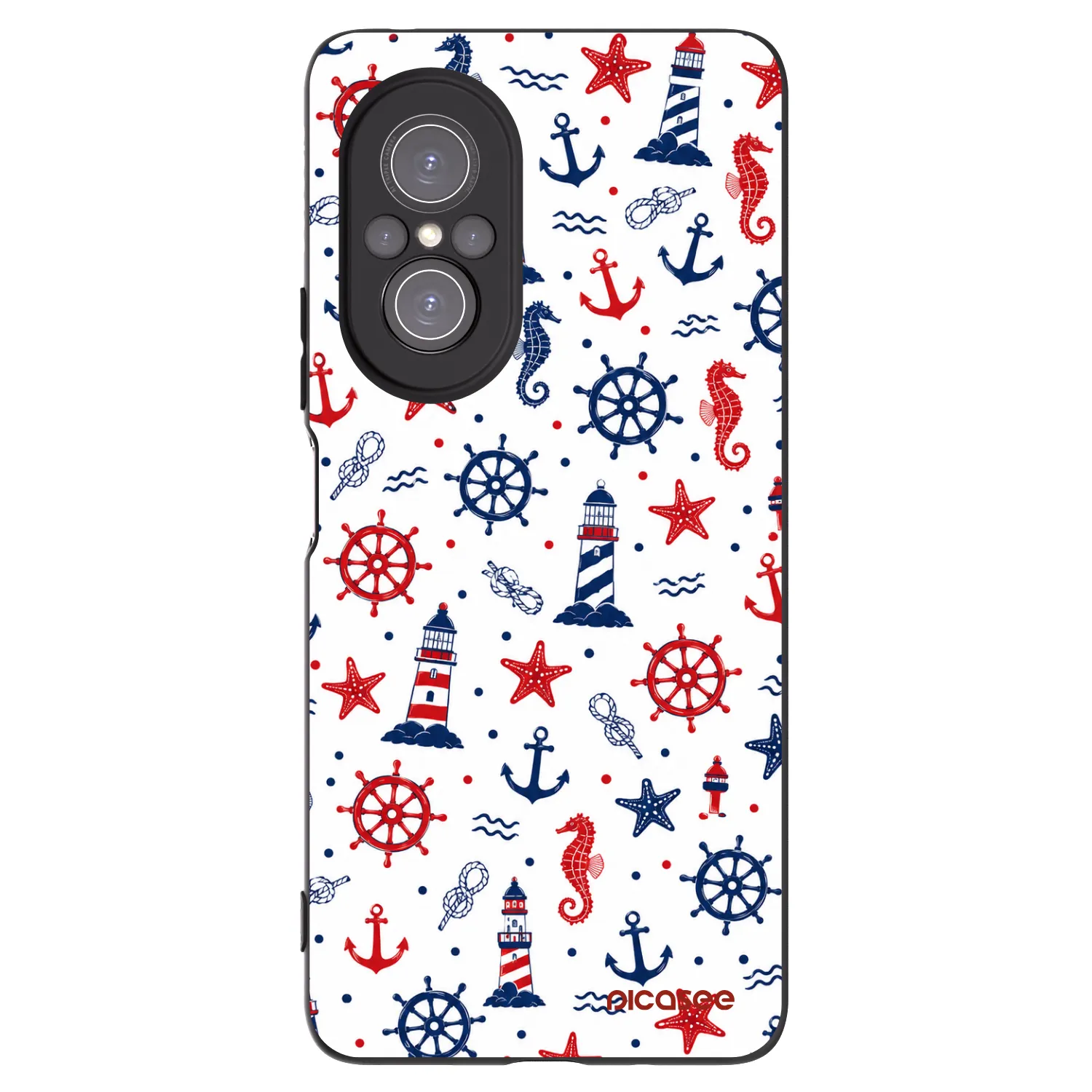 Picasee silikonowe czarne etui na Huawei Nova 9 SE - Sailor Vibes