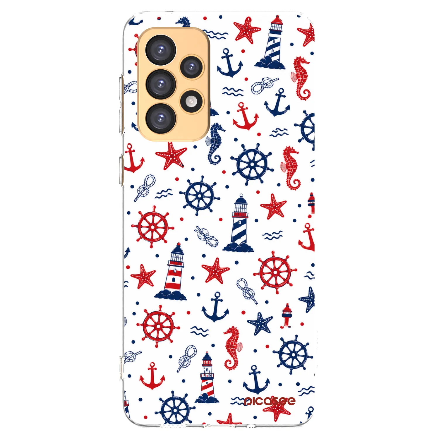 Picasee silikonowe przeźroczyste etui na Samsung Galaxy A33 5G A336 - Sailor Vibes
