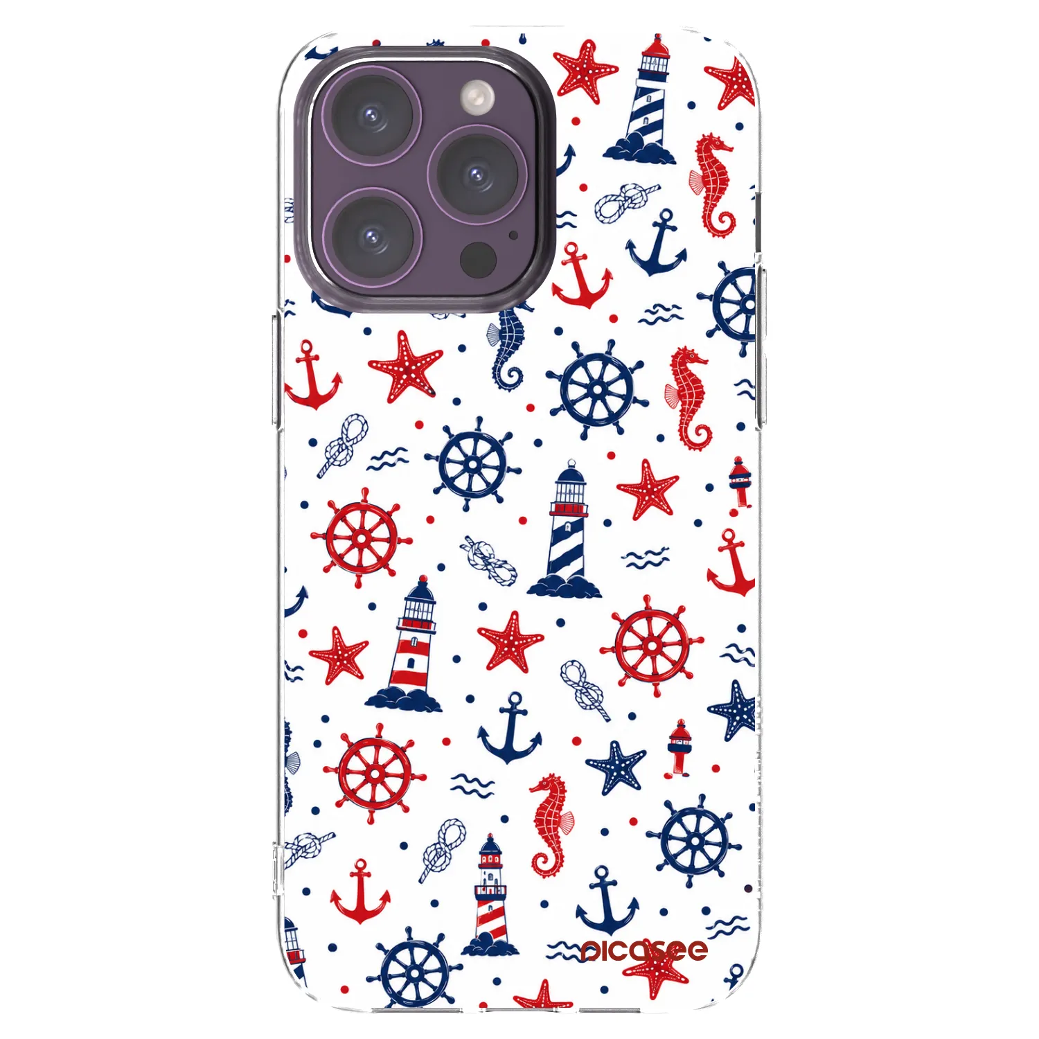 Picasee silikonowe przeźroczyste etui na Apple iPhone 14 Pro Max - Sailor Vibes