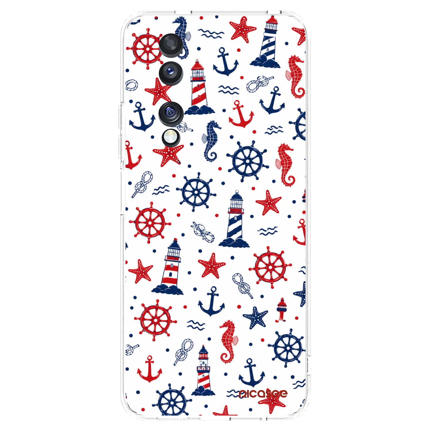 Picasee silikonowe przeźroczyste etui na Honor 70 - Sailor Vibes