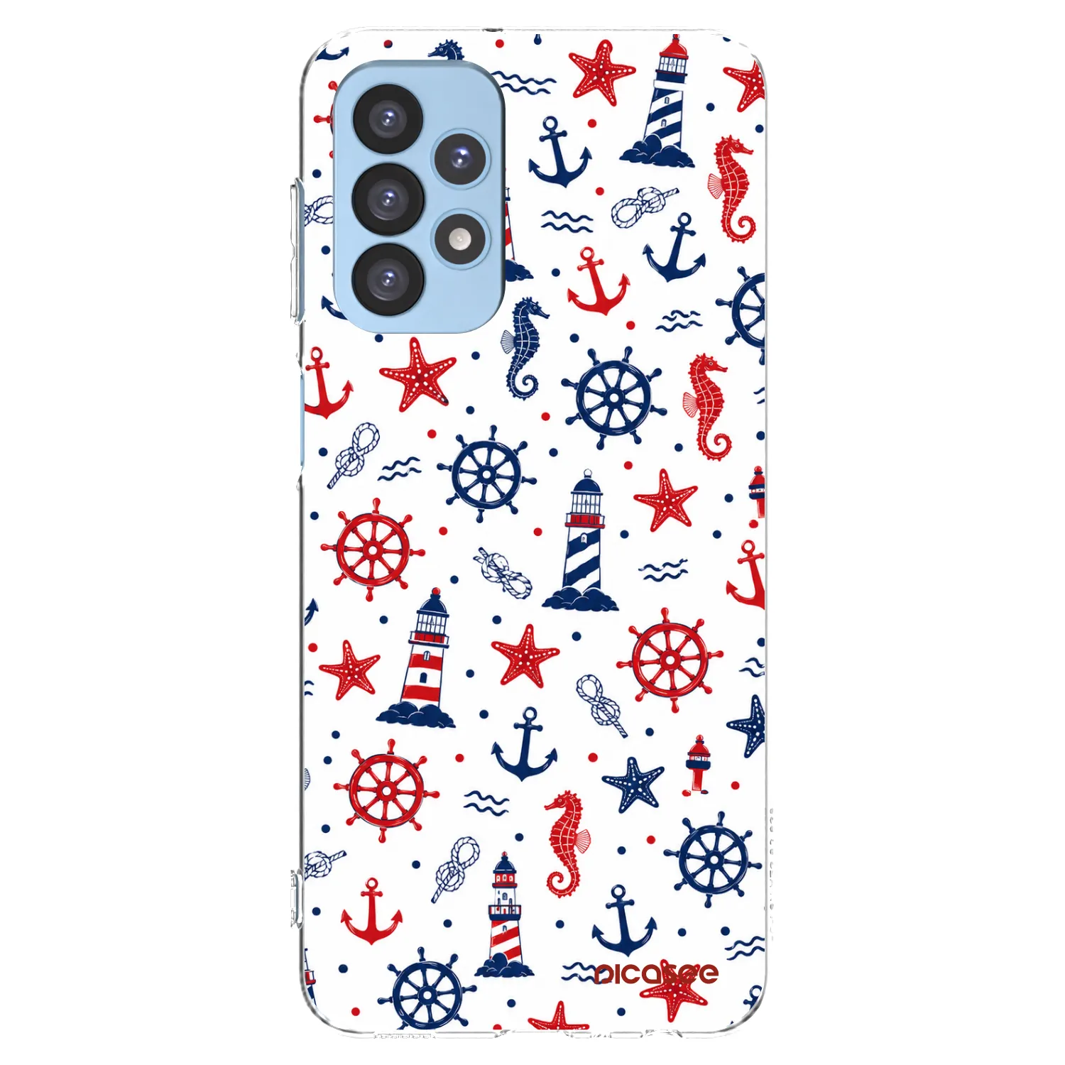Picasee silikonowe przeźroczyste etui na Samsung Galaxy A23 A235F 4G - Sailor Vibes