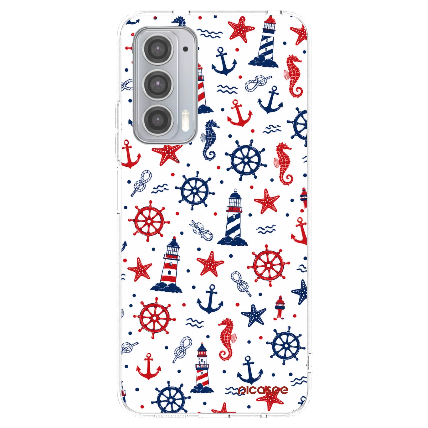 Picasee silikonowe przeźroczyste etui na Motorola Edge 20 - Sailor Vibes
