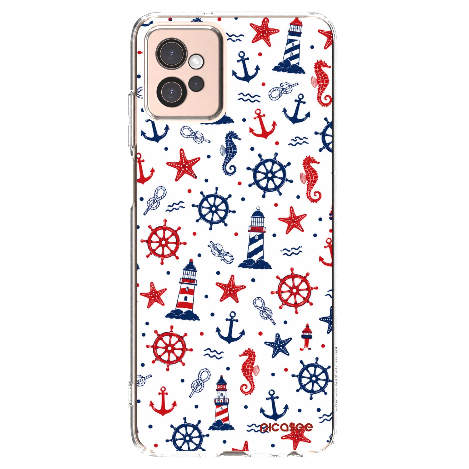 Picasee silikonowe przeźroczyste etui na Motorola Moto G32 - Sailor Vibes