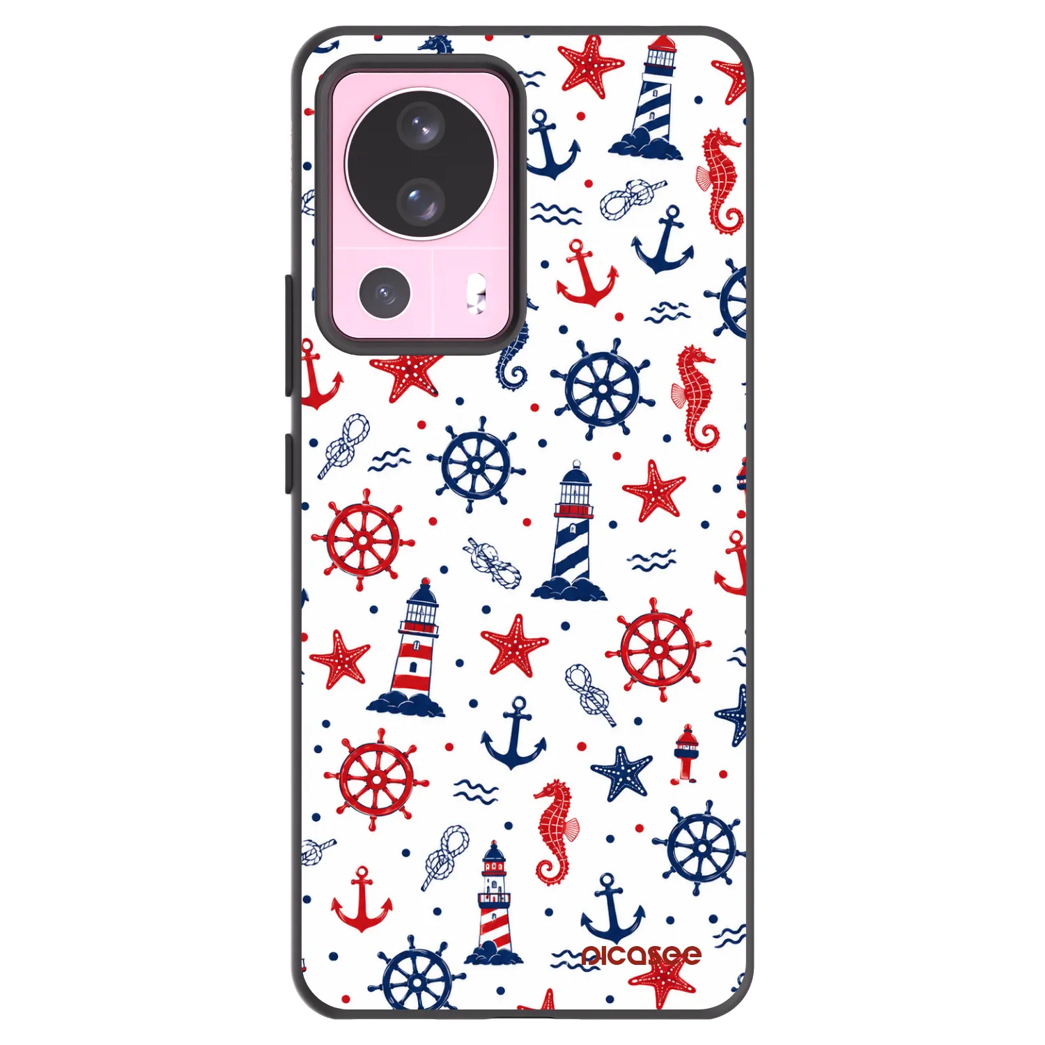 Picasee silikonowe czarne etui na Xiaomi 13 Lite - Sailor Vibes