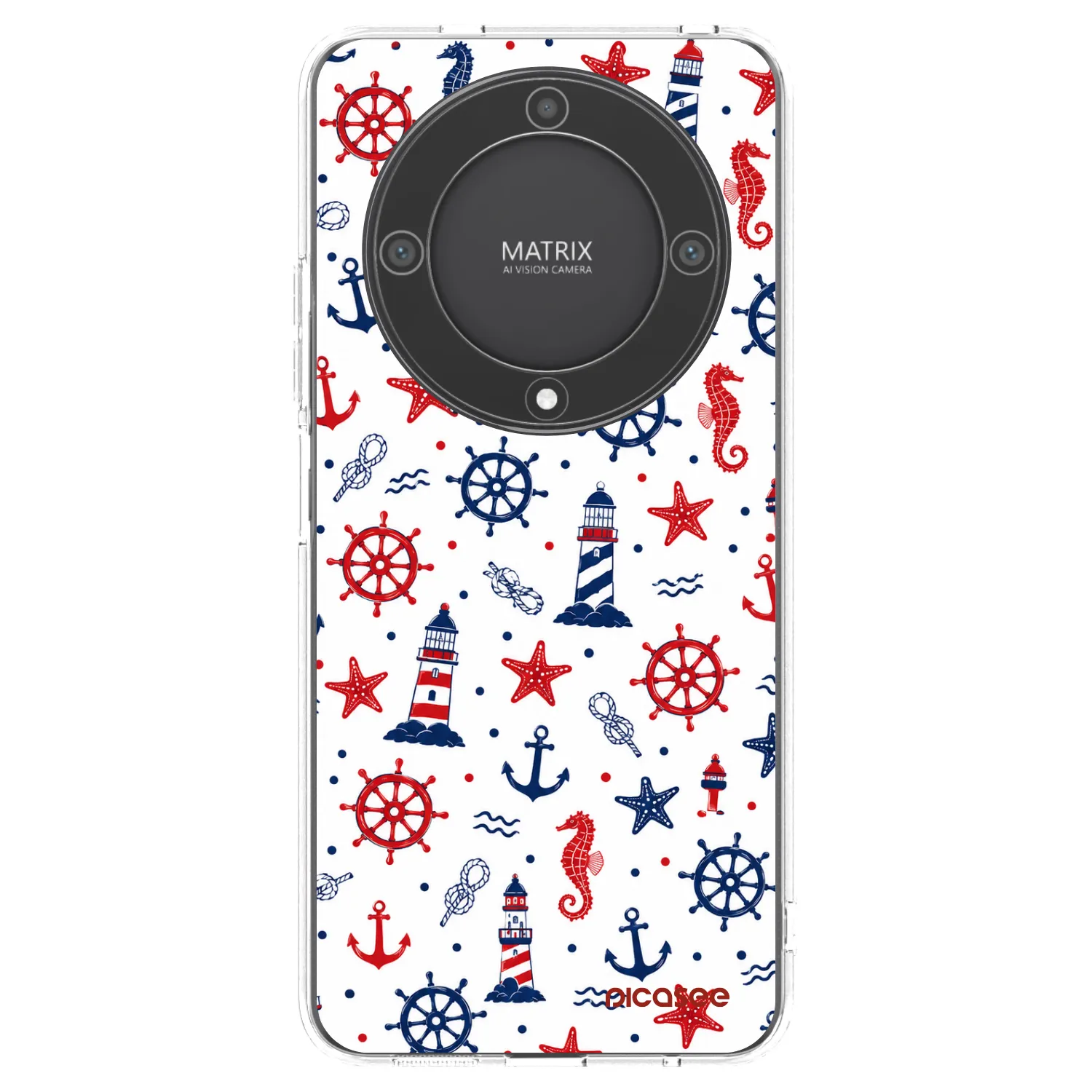 Picasee silikonowe przeźroczyste etui na Honor Magic5 Lite 5G - Sailor Vibes