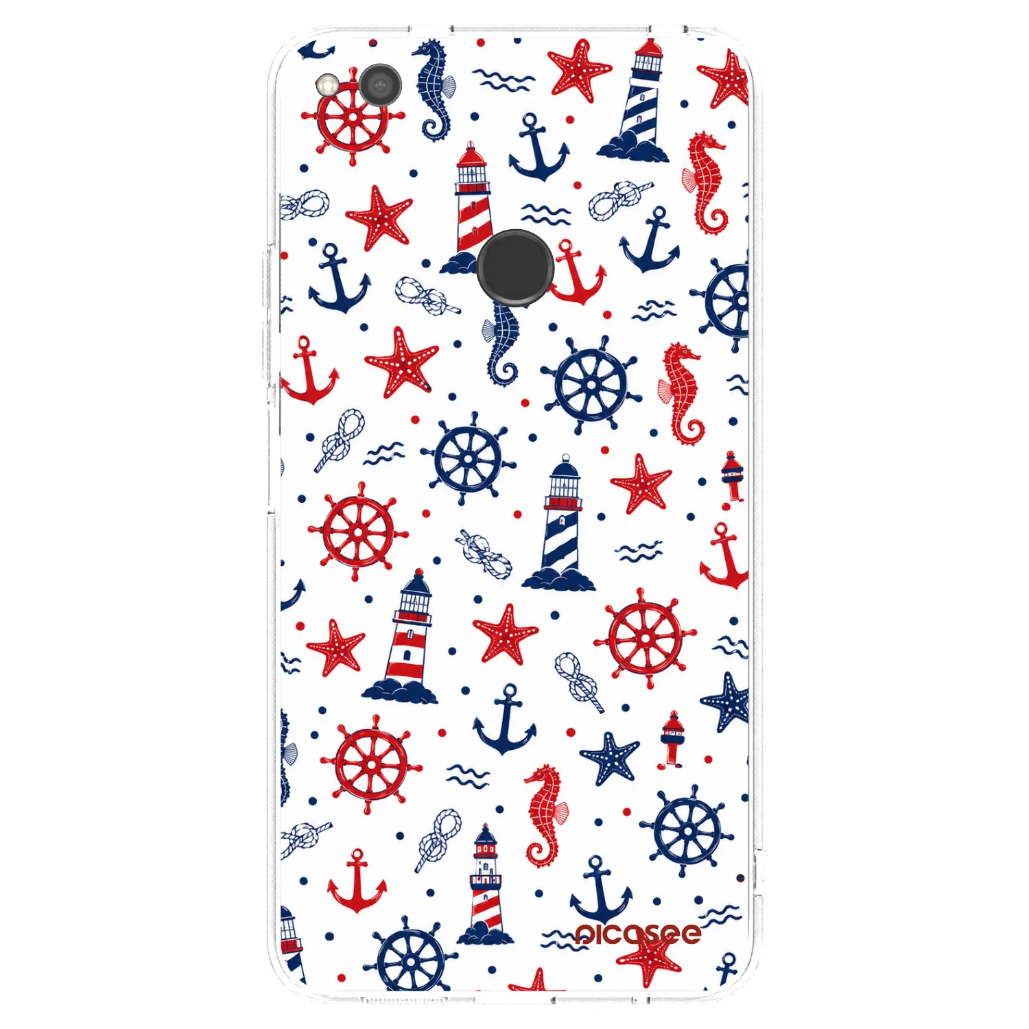Picasee silikonowe przeźroczyste etui na Huawei Mate 40 Pro - Sailor Vibes