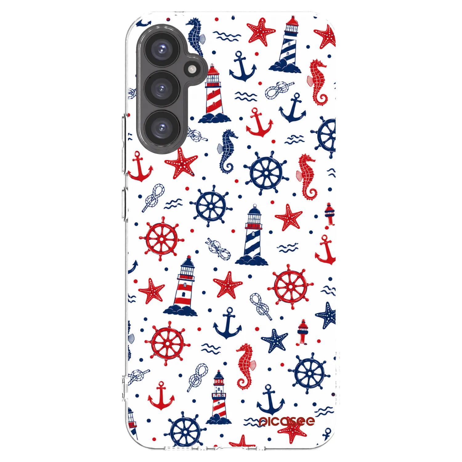 Picasee silikonowe przeźroczyste etui na Samsung Galaxy A34 5G A346B - Sailor Vibes