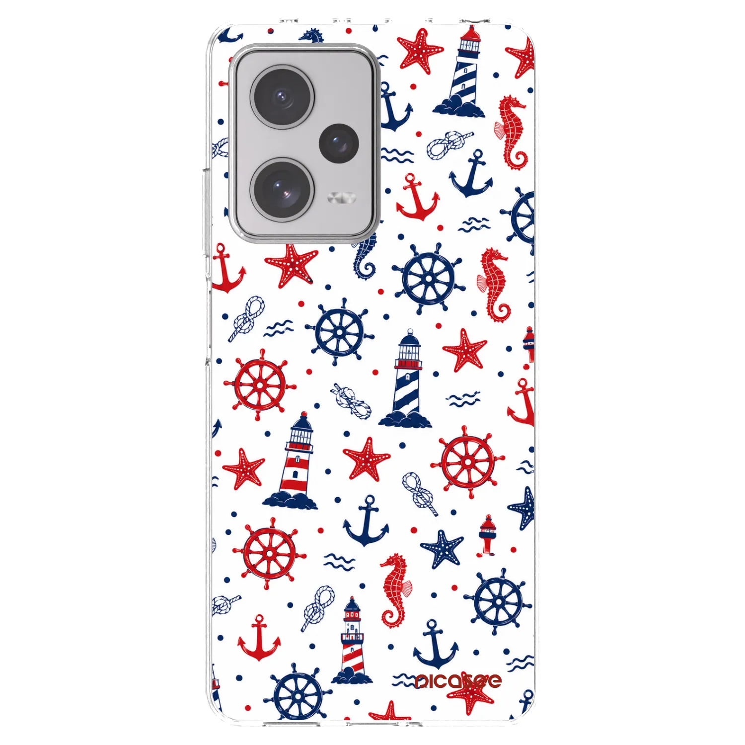 Picasee silikonowe przeźroczyste etui na Xiaomi Redmi Note 12 Pro+ 5G - Sailor Vibes