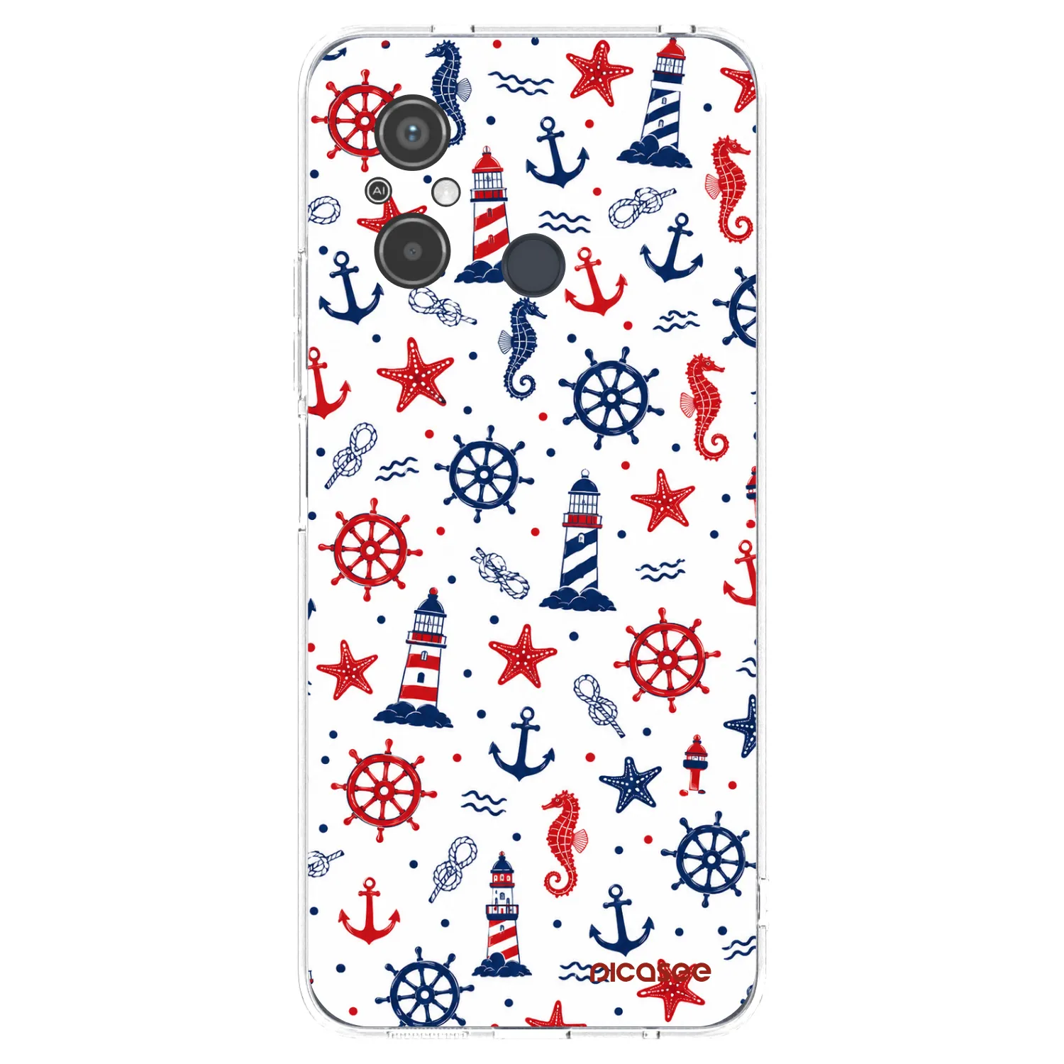 Picasee silikonowe przeźroczyste etui na Xiaomi Redmi 12C - Sailor Vibes