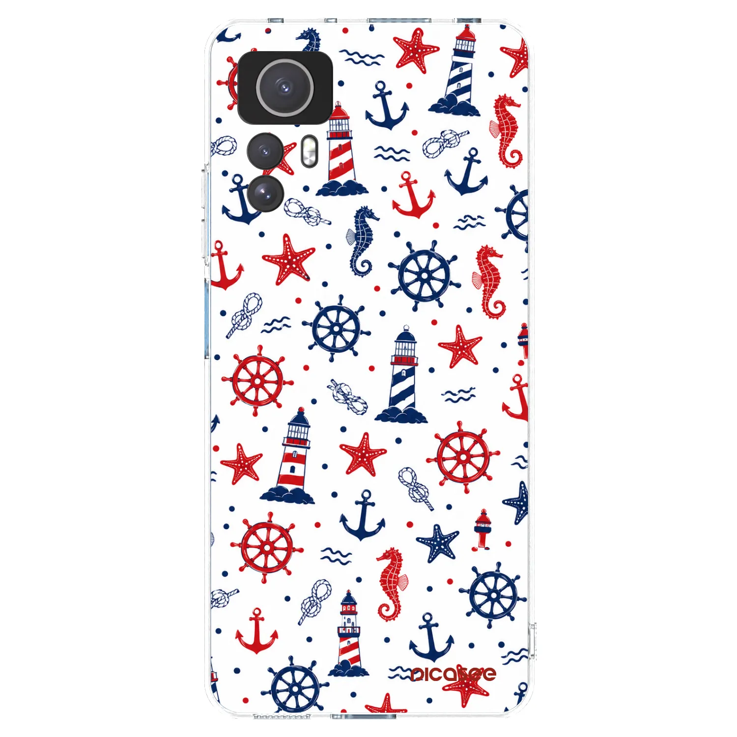 Picasee silikonowe przeźroczyste etui na Xiaomi Redmi Note 12S - Sailor Vibes