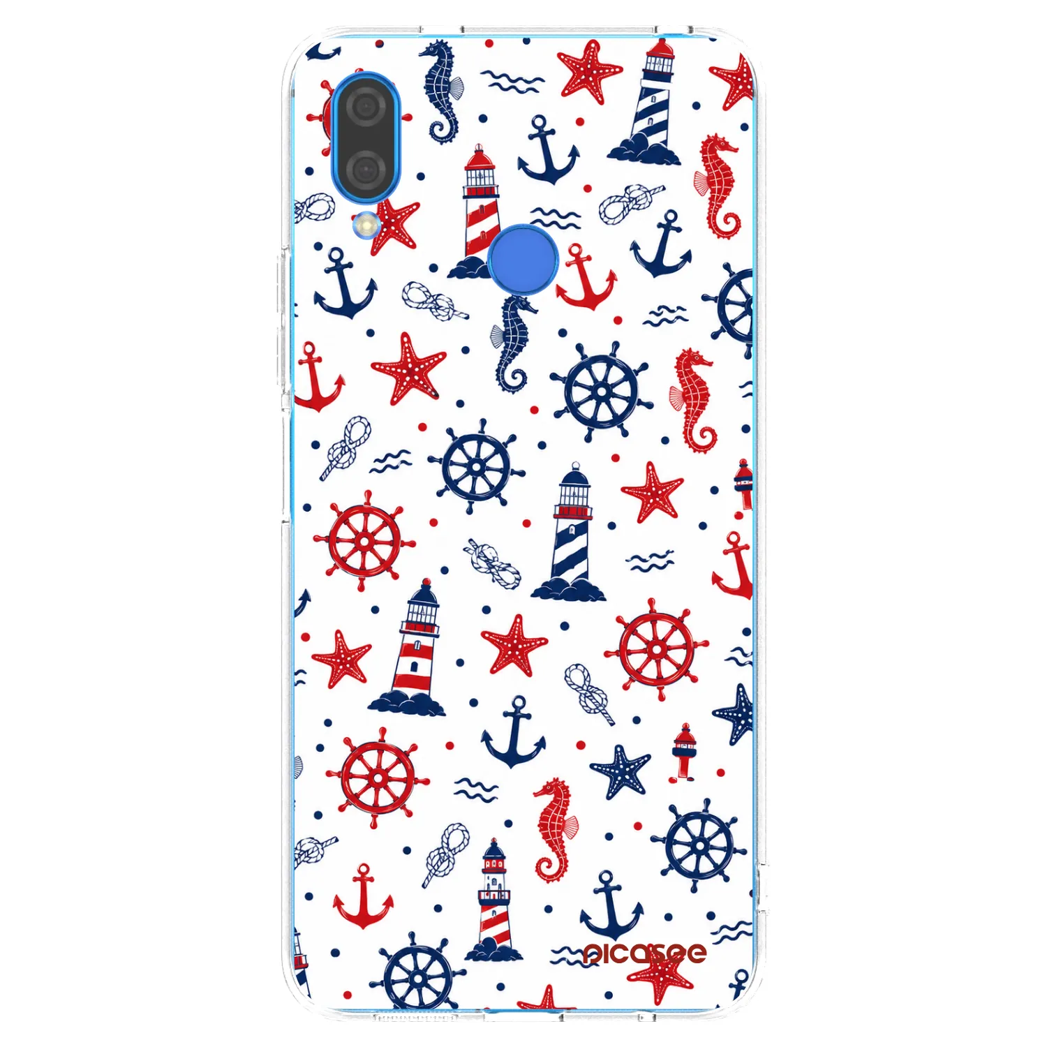 Picasee silikonowe przeźroczyste etui na Huawei Nova 3 - Sailor Vibes