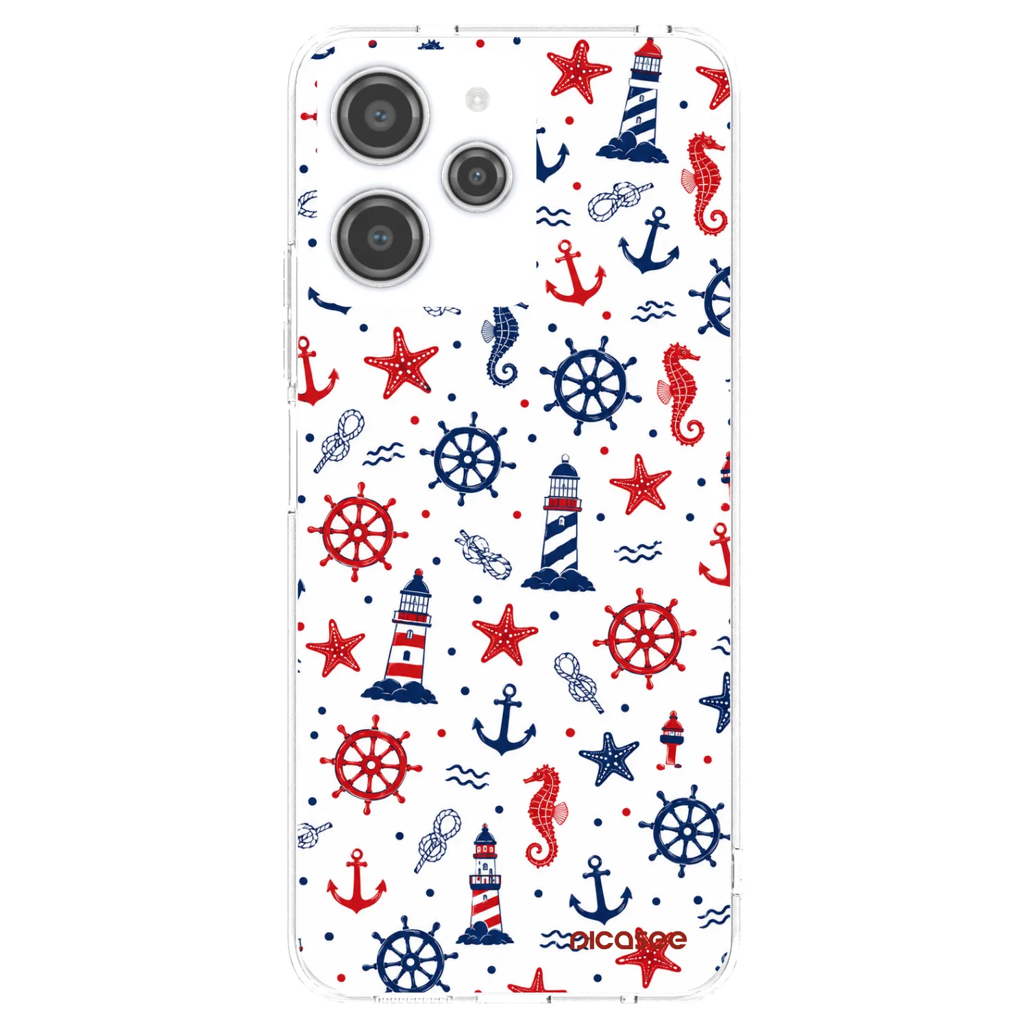Picasee silikonowe przeźroczyste etui na Xiaomi Redmi 12 4G - Sailor Vibes
