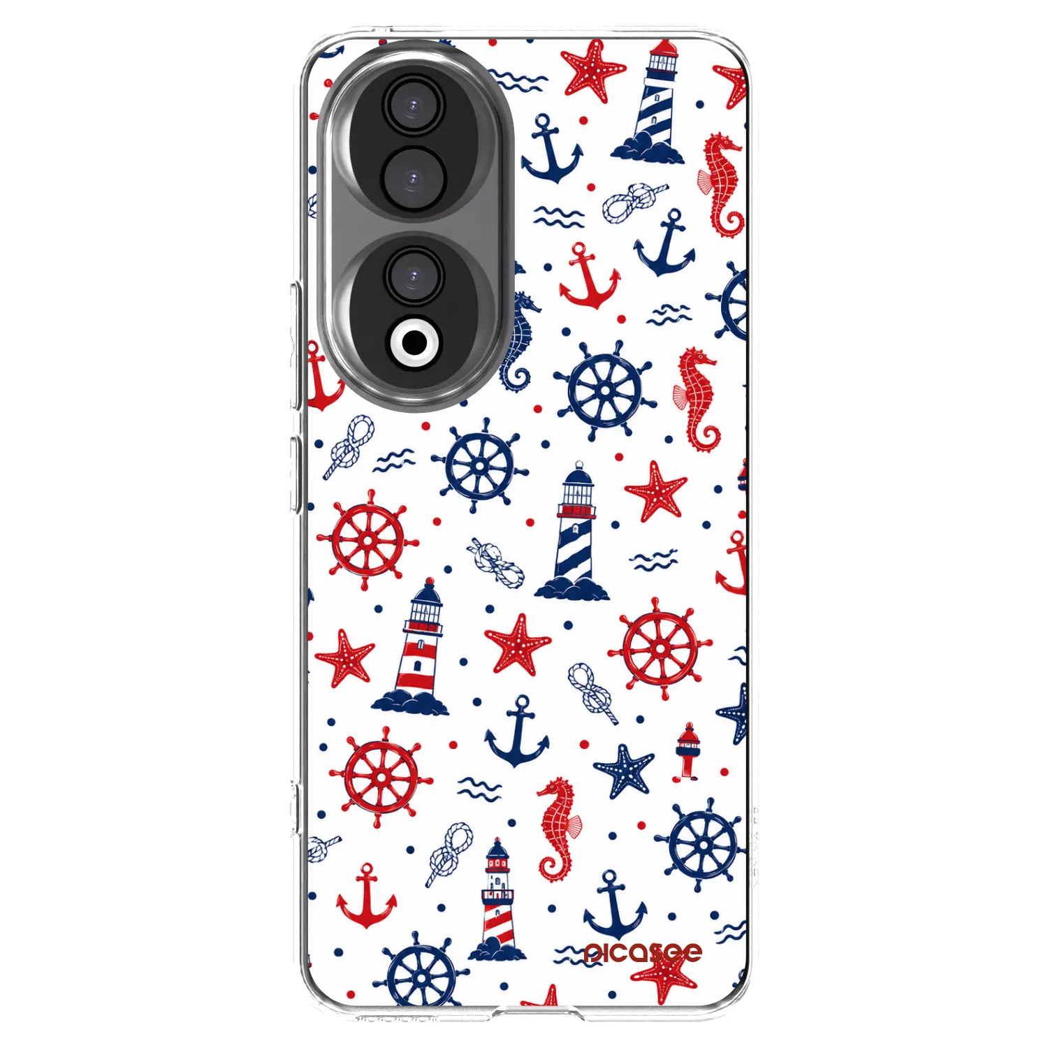 Picasee silikonowe przeźroczyste etui na Honor 90 5G - Sailor Vibes