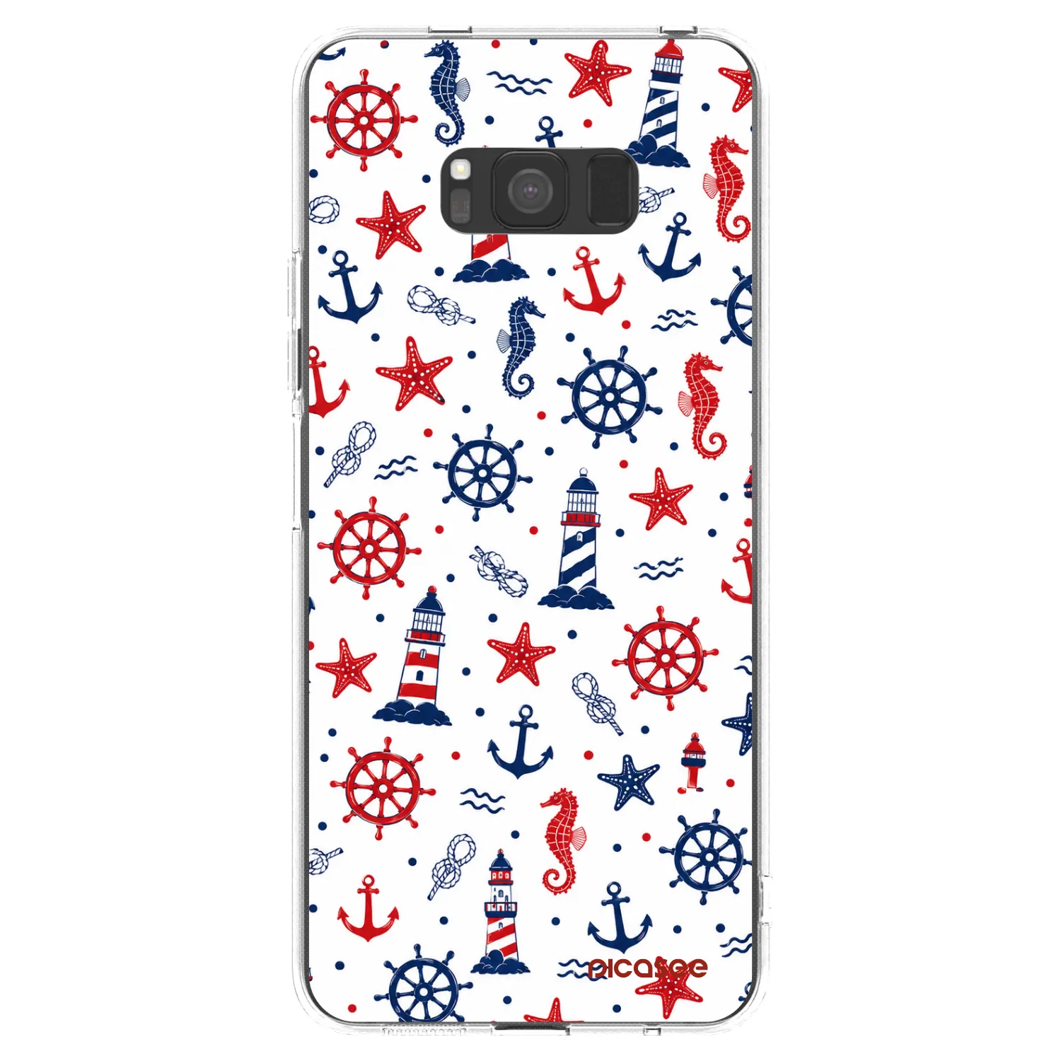 Picasee silikonowe przeźroczyste etui na Samsung Galaxy S8 G950F - Sailor Vibes