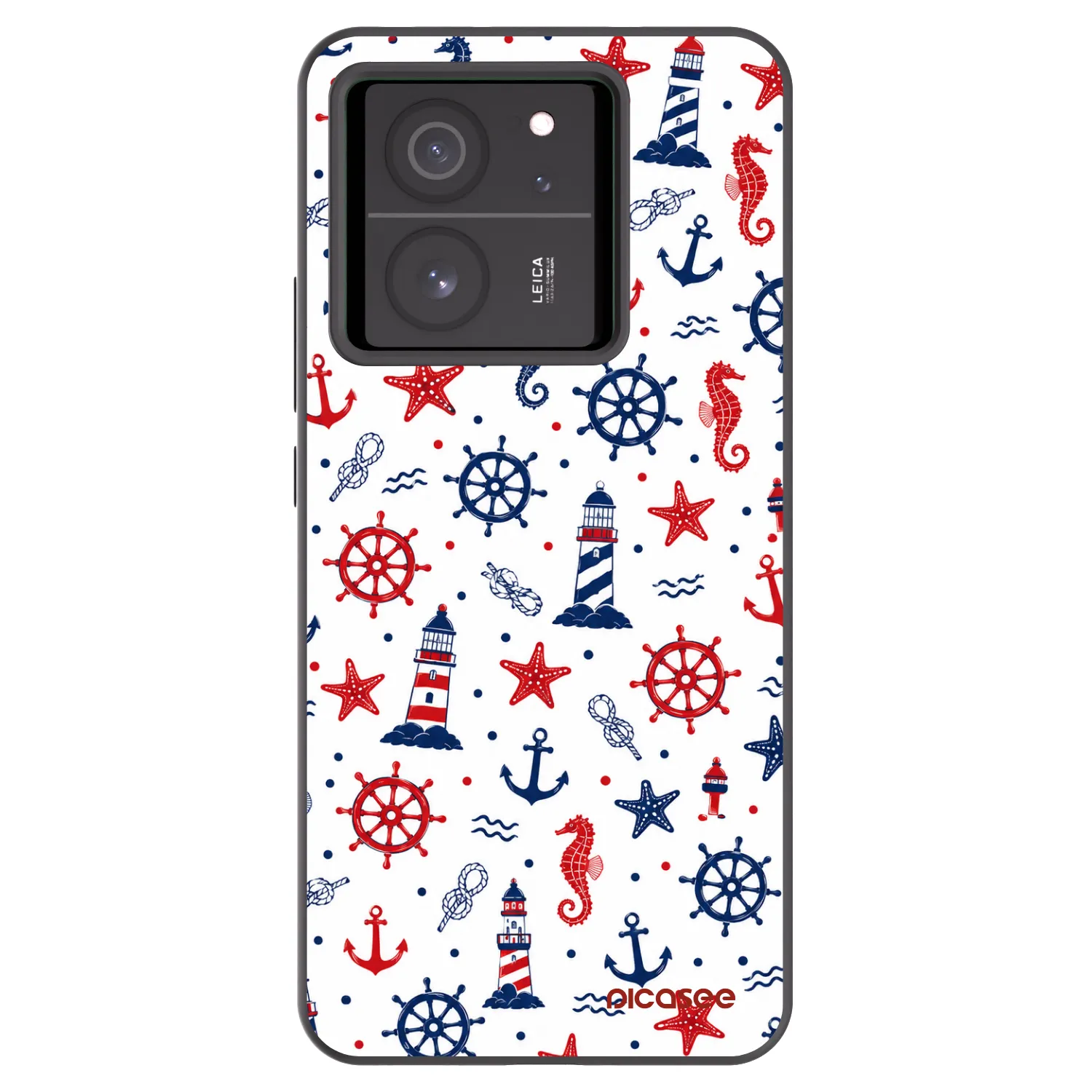 Picasee silikonowe czarne etui na Xiaomi 13T Pro - Sailor Vibes