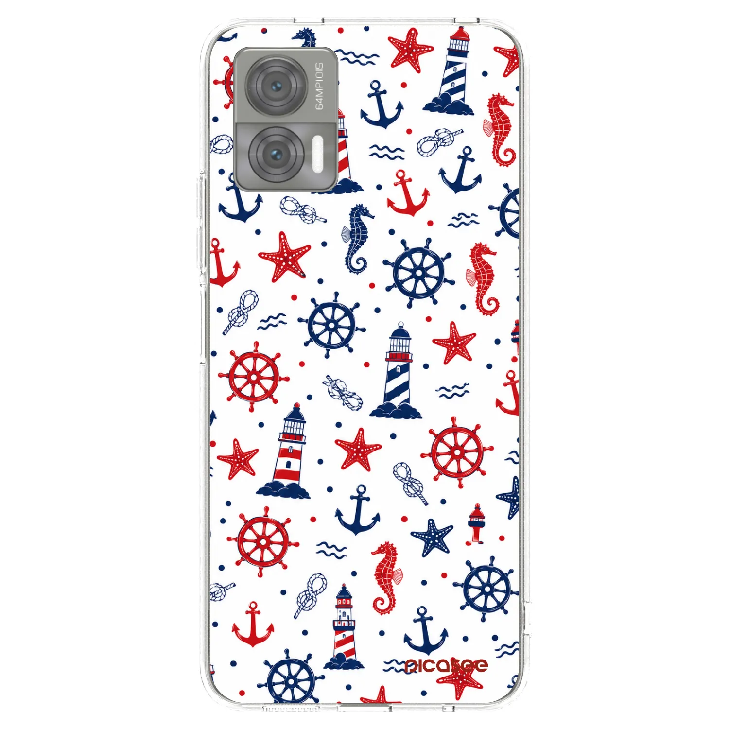 Picasee silikonowe przeźroczyste etui na Motorola Edge 30 Neo - Sailor Vibes