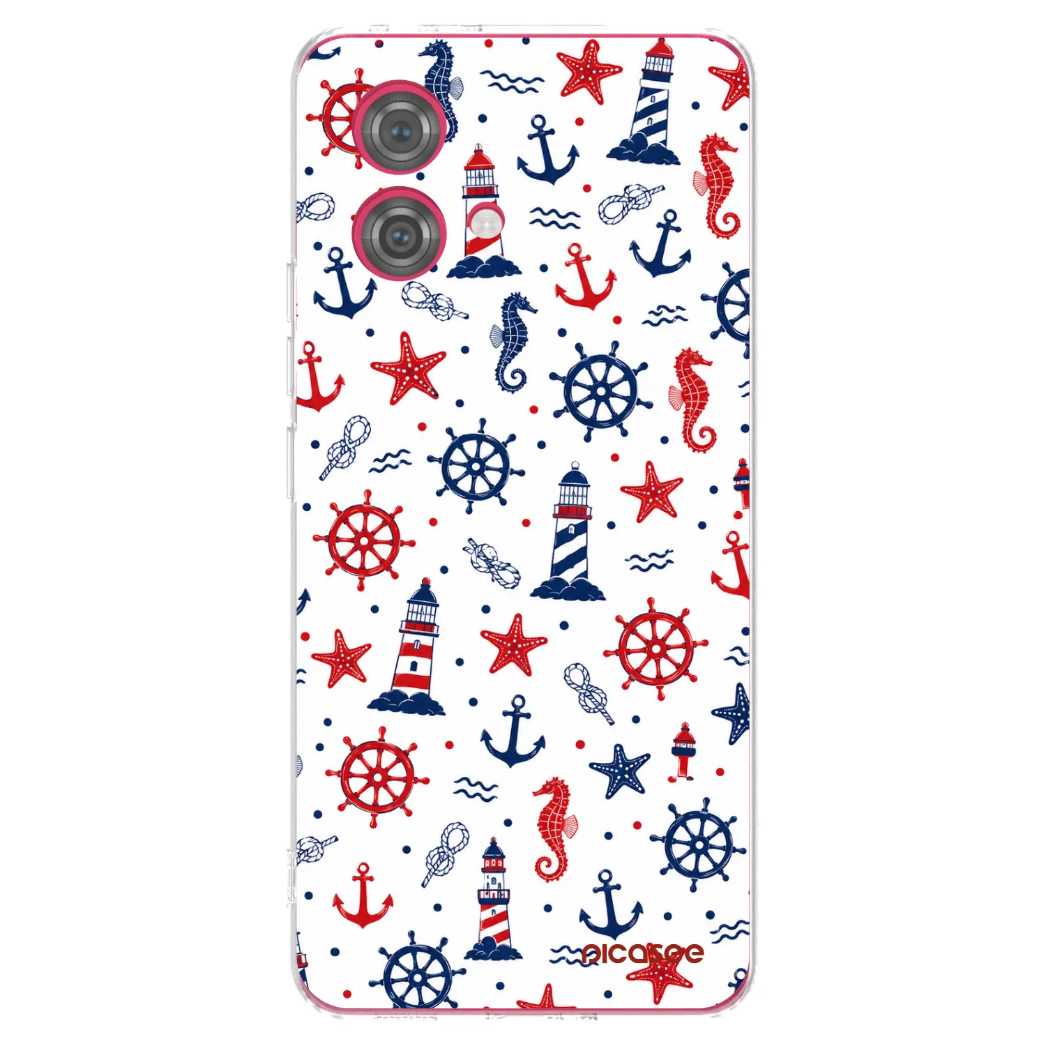 Picasee silikonowe przeźroczyste etui na Motorola Moto G84 5G - Sailor Vibes