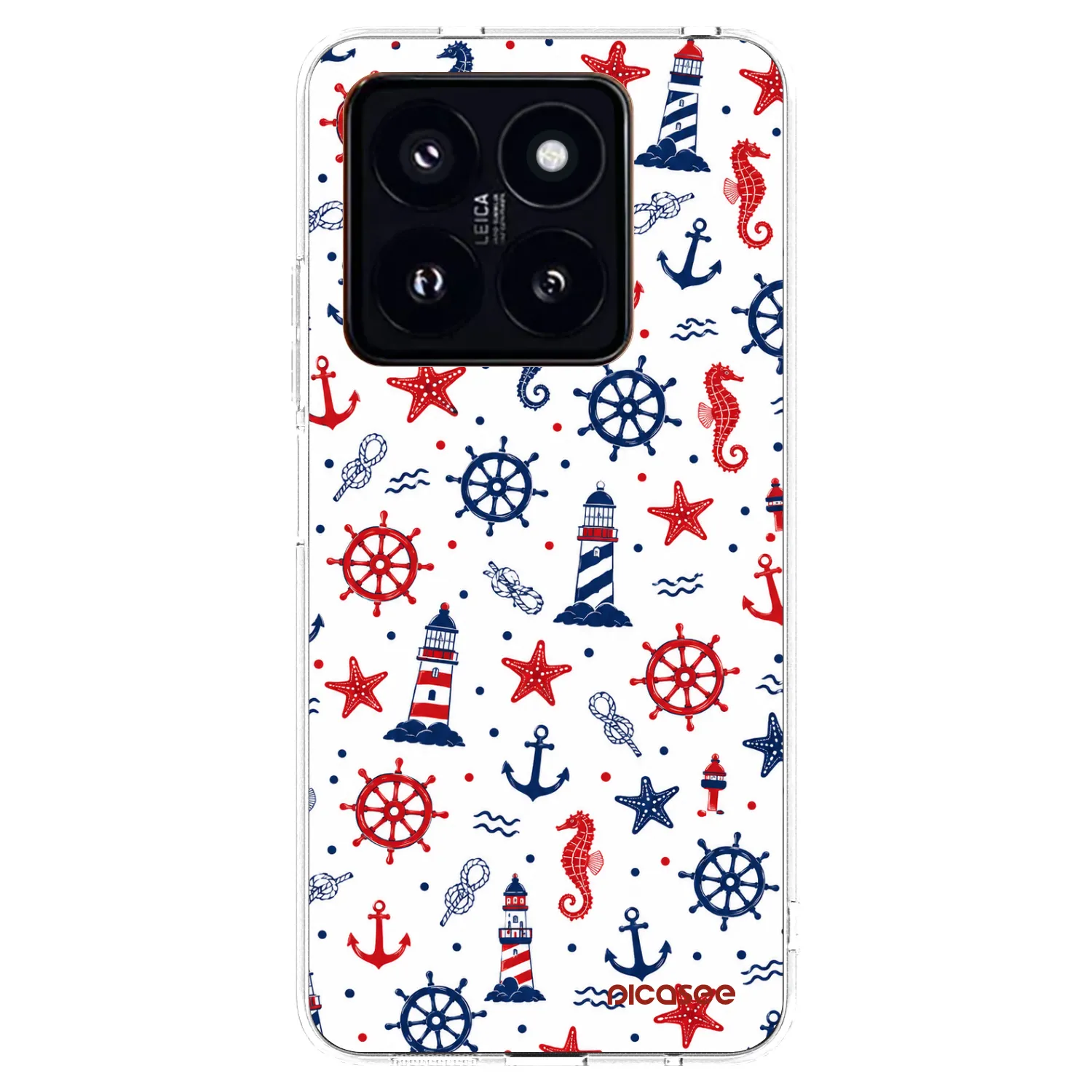 Picasee silikonowe przeźroczyste etui na Xiaomi 14 Pro - Sailor Vibes
