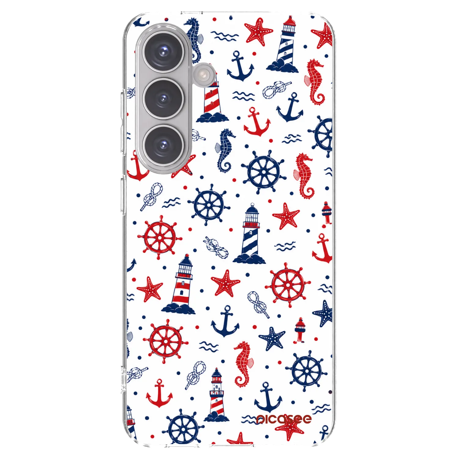 Picasee silikonowe przeźroczyste etui na Samsung Galaxy S24 S921B 5G - Sailor Vibes