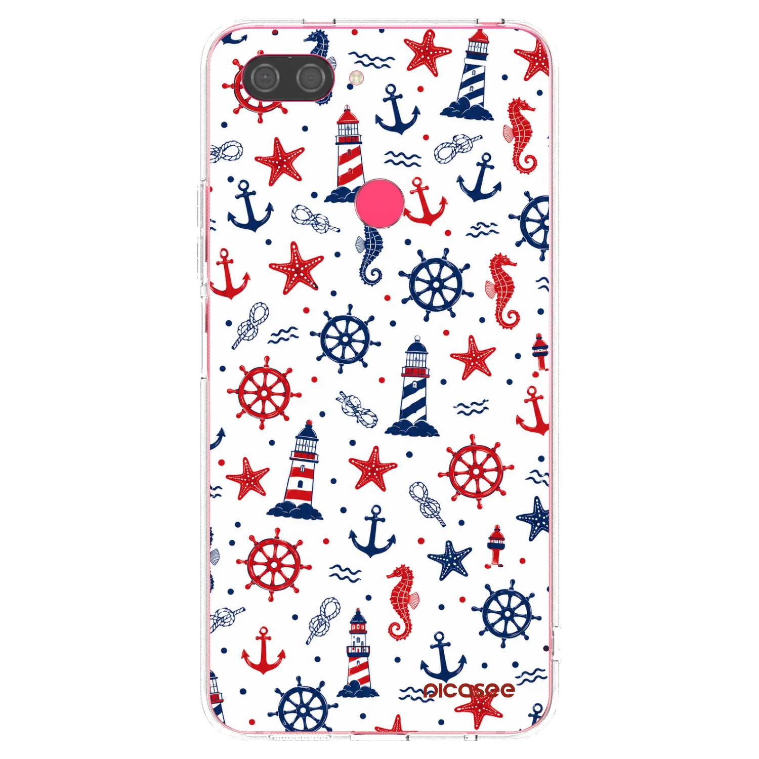 Picasee silikonowe przeźroczyste etui na Xiaomi Mi 8 Lite - Sailor Vibes