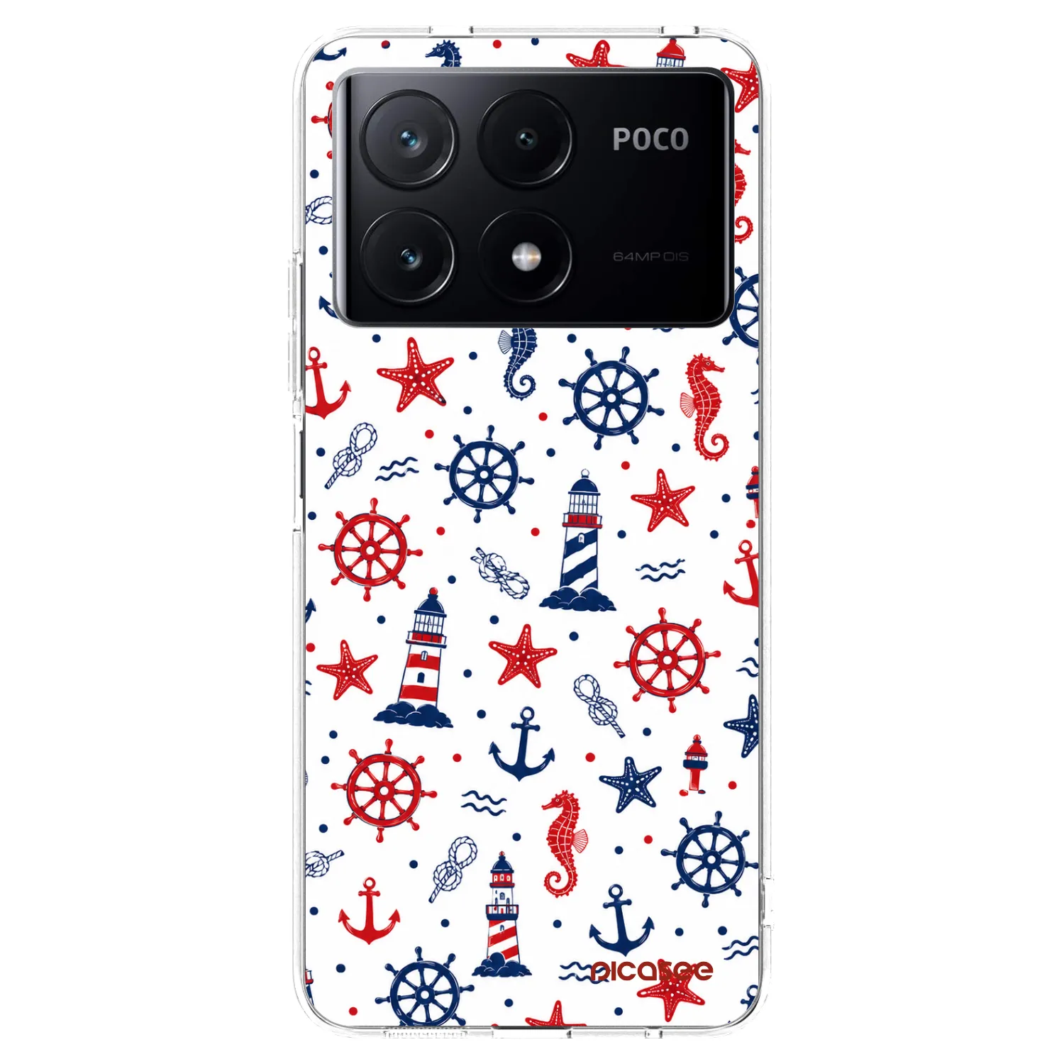 Picasee silikonowe przeźroczyste etui na Xiaomi Poco X6 Pro - Sailor Vibes