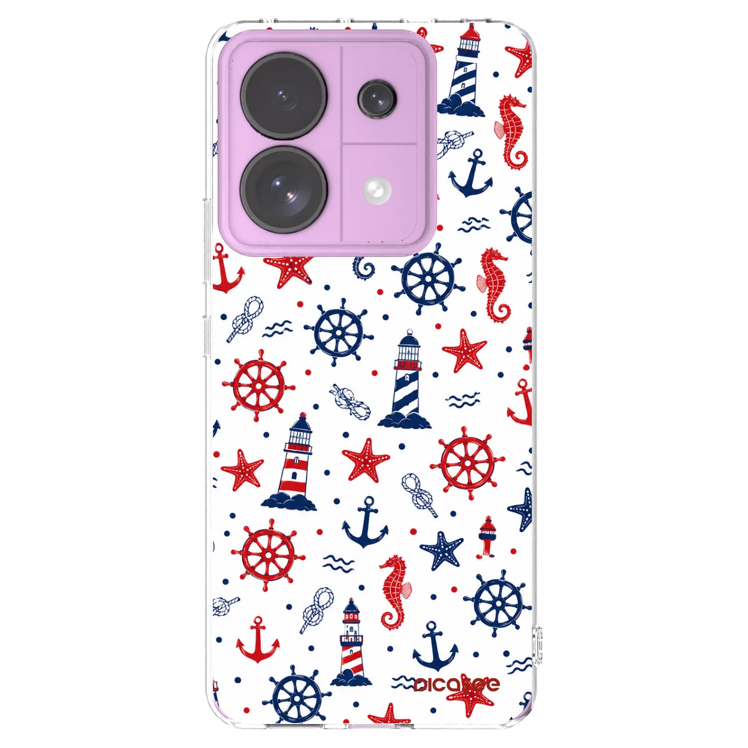 Picasee silikonowe przeźroczyste etui na Xiaomi Redmi Note 13 Pro 5G - Sailor Vibes