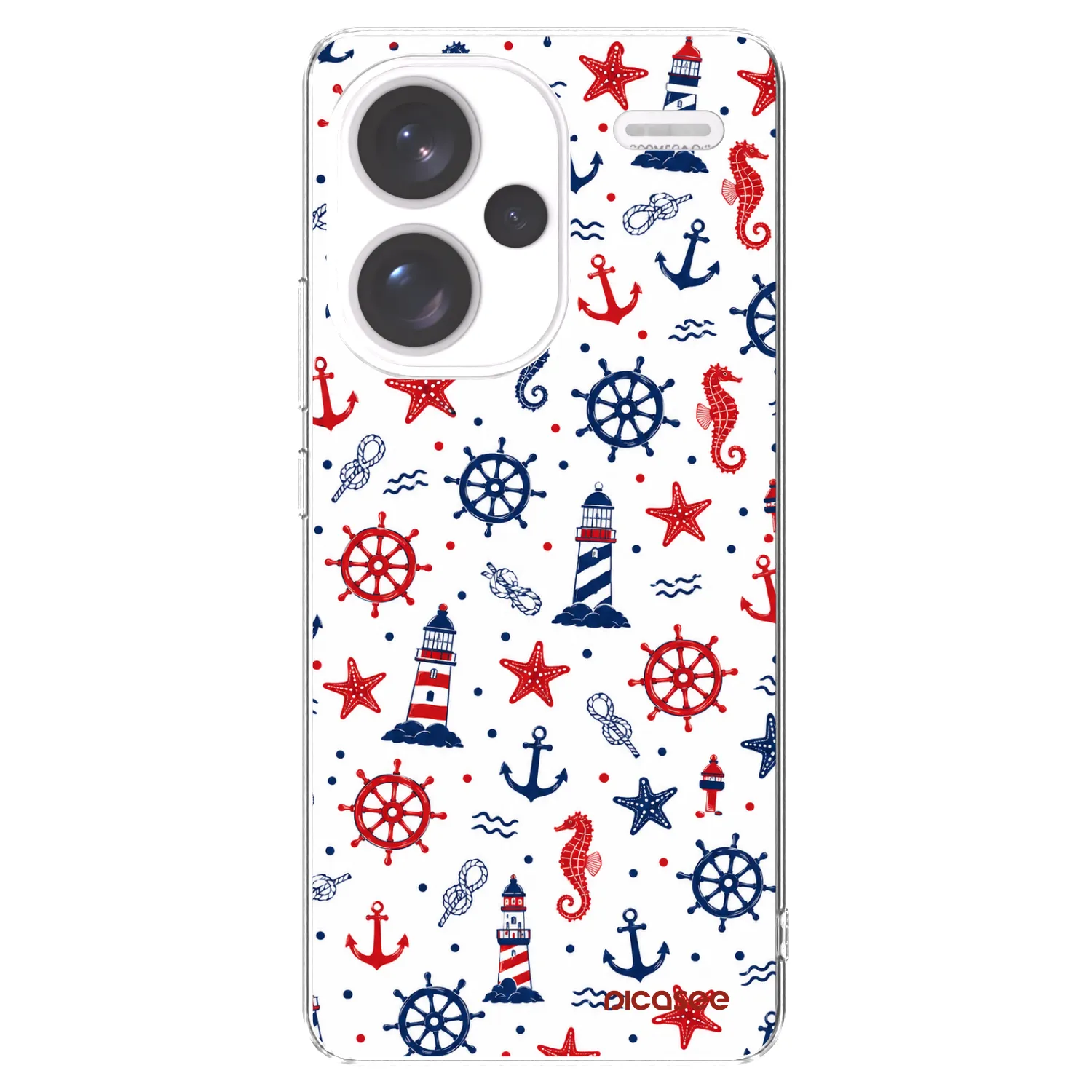 Picasee silikonowe przeźroczyste etui na Xiaomi Redmi Note 13 Pro+ 5G - Sailor Vibes