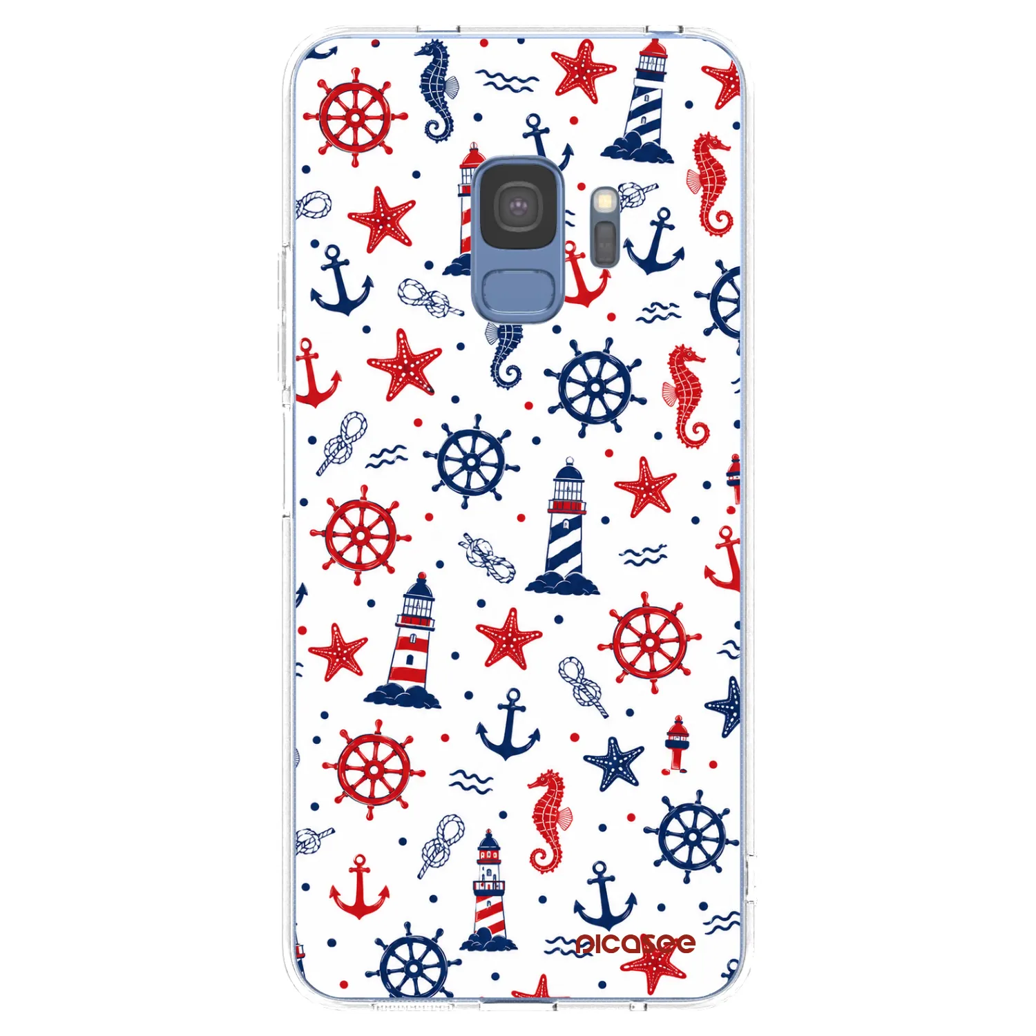 Picasee silikonowe przeźroczyste etui na Samsung Galaxy S9 G960F - Sailor Vibes