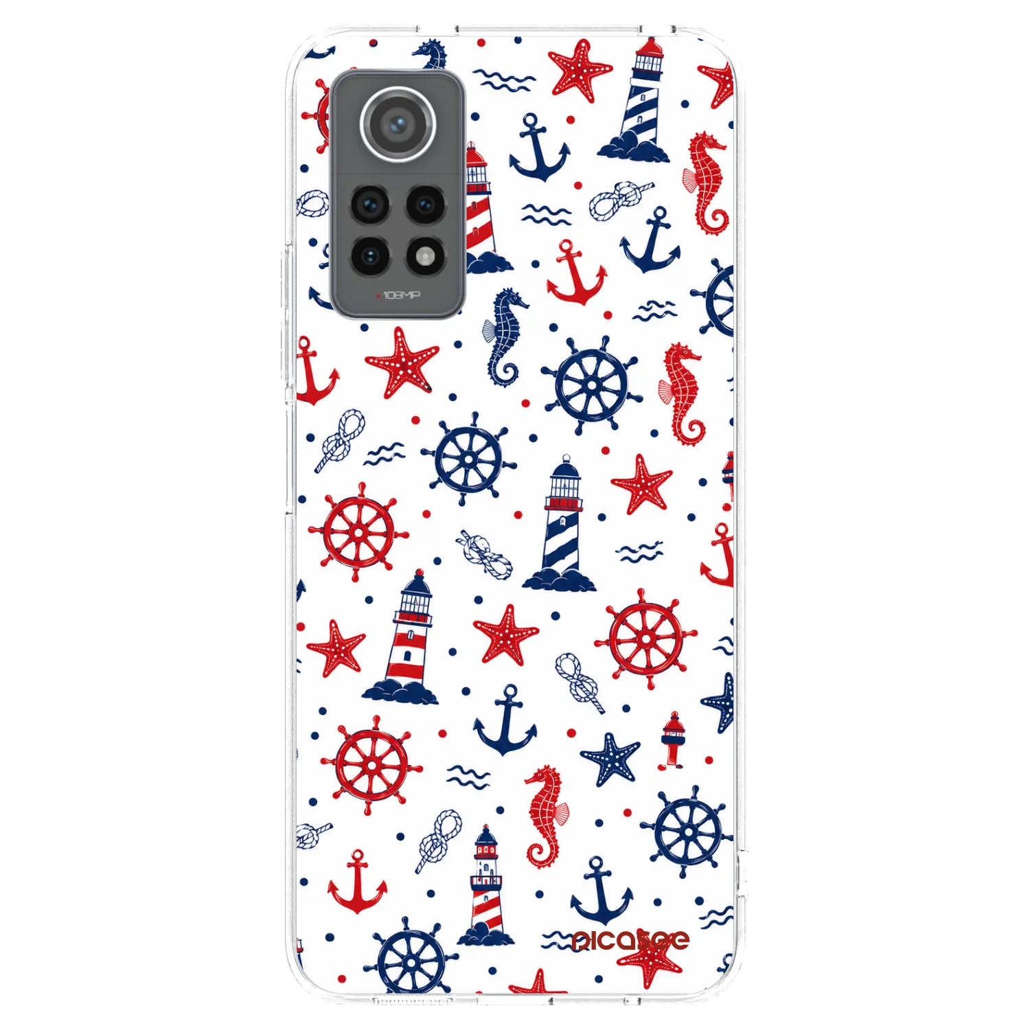 Picasee silikonowe przeźroczyste etui na Xiaomi Redmi Note 12 Pro 4G - Sailor Vibes