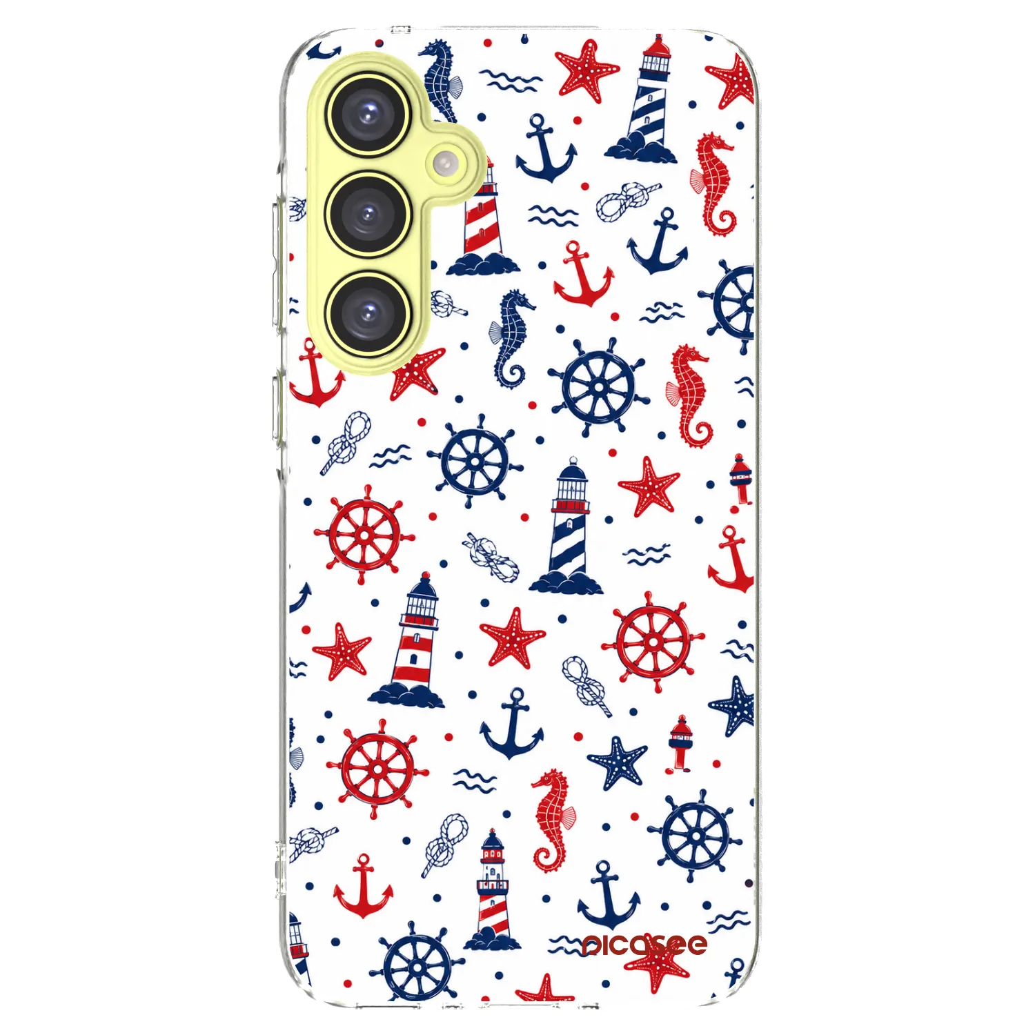Picasee silikonowe przeźroczyste etui na Samsung Galaxy A35 5G A356B - Sailor Vibes