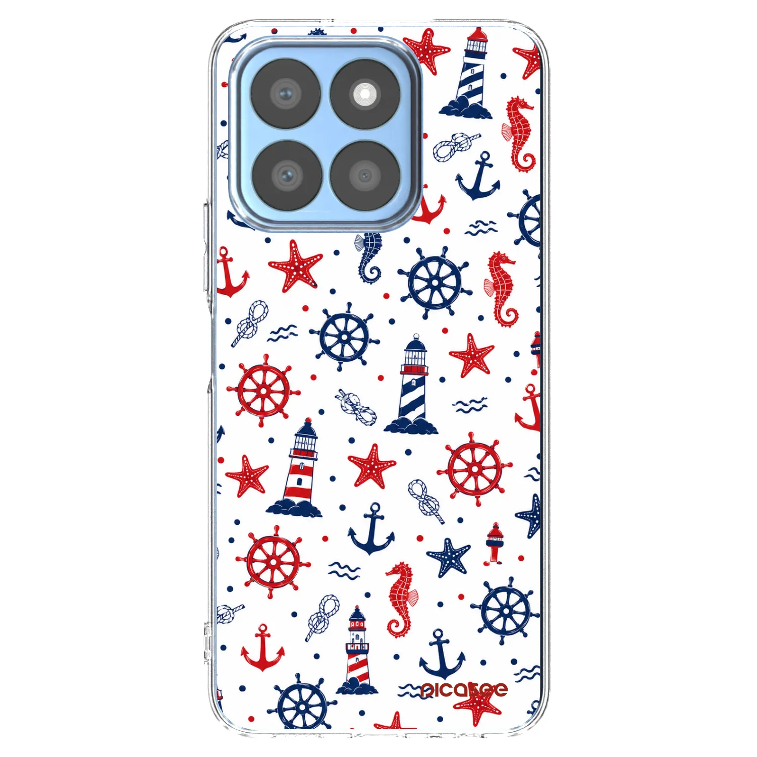 Picasee silikonowe przeźroczyste etui na Honor X8b - Sailor Vibes