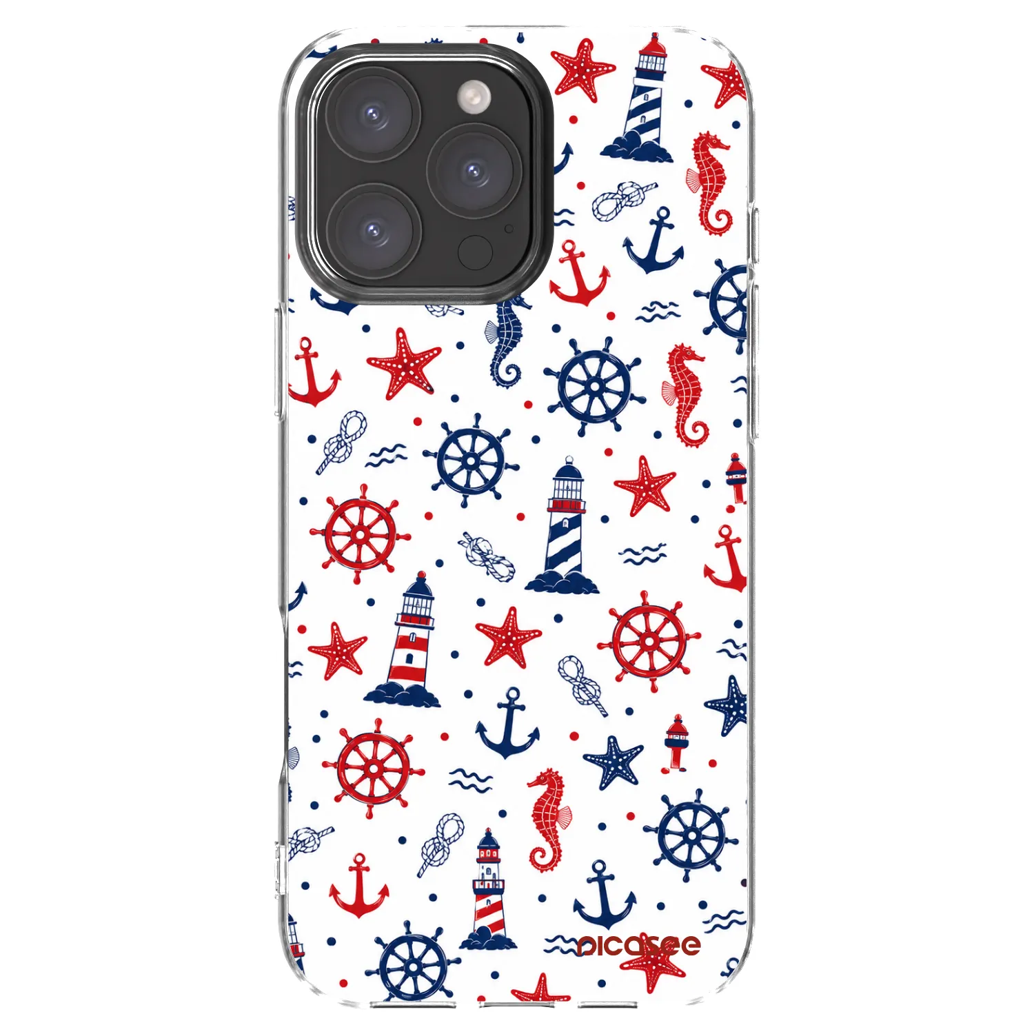 Picasee silikonowe przeźroczyste etui na Apple iPhone 16 Pro Max - Sailor Vibes