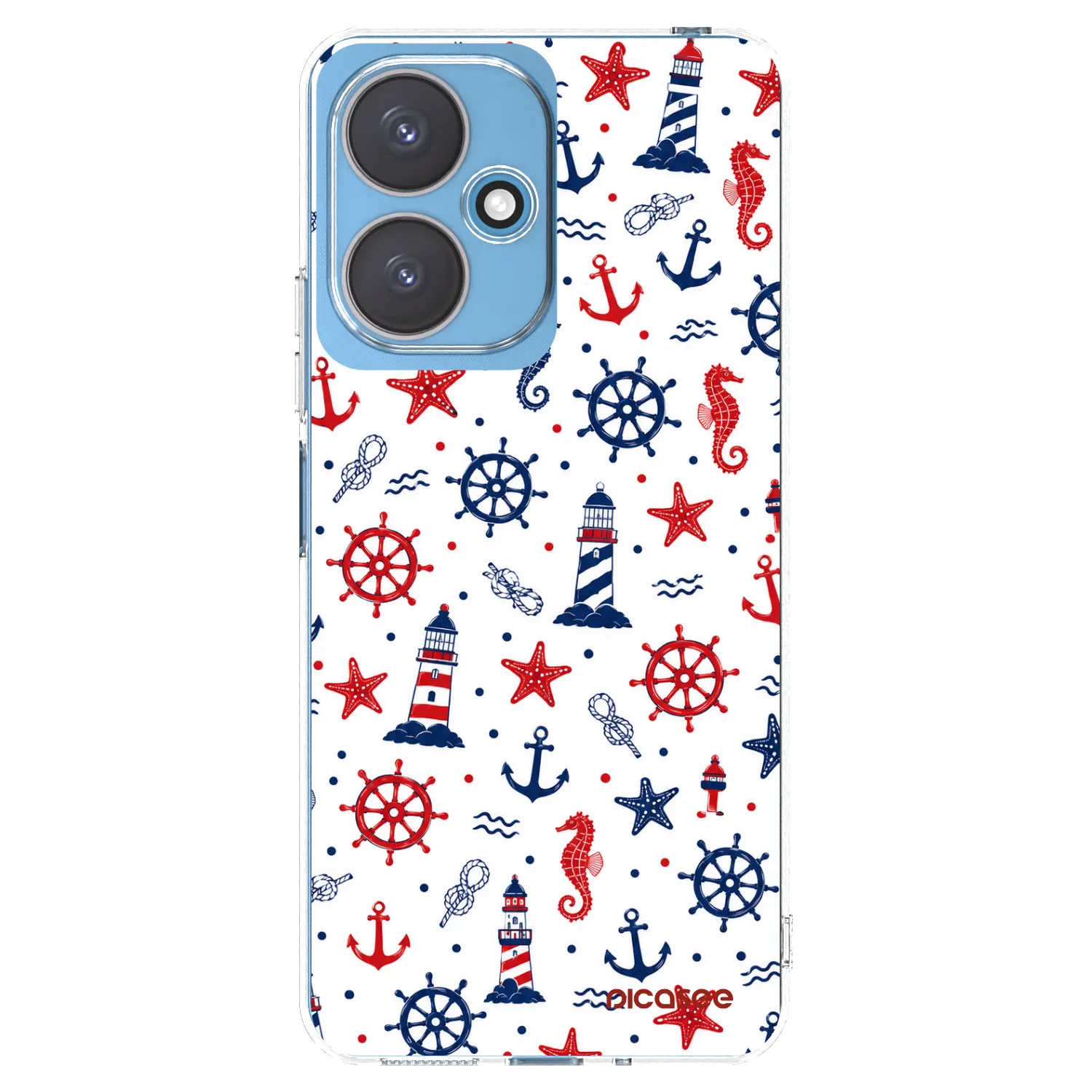Picasee silikonowe przeźroczyste etui na Xiaomi Redmi 13C 5G - Sailor Vibes