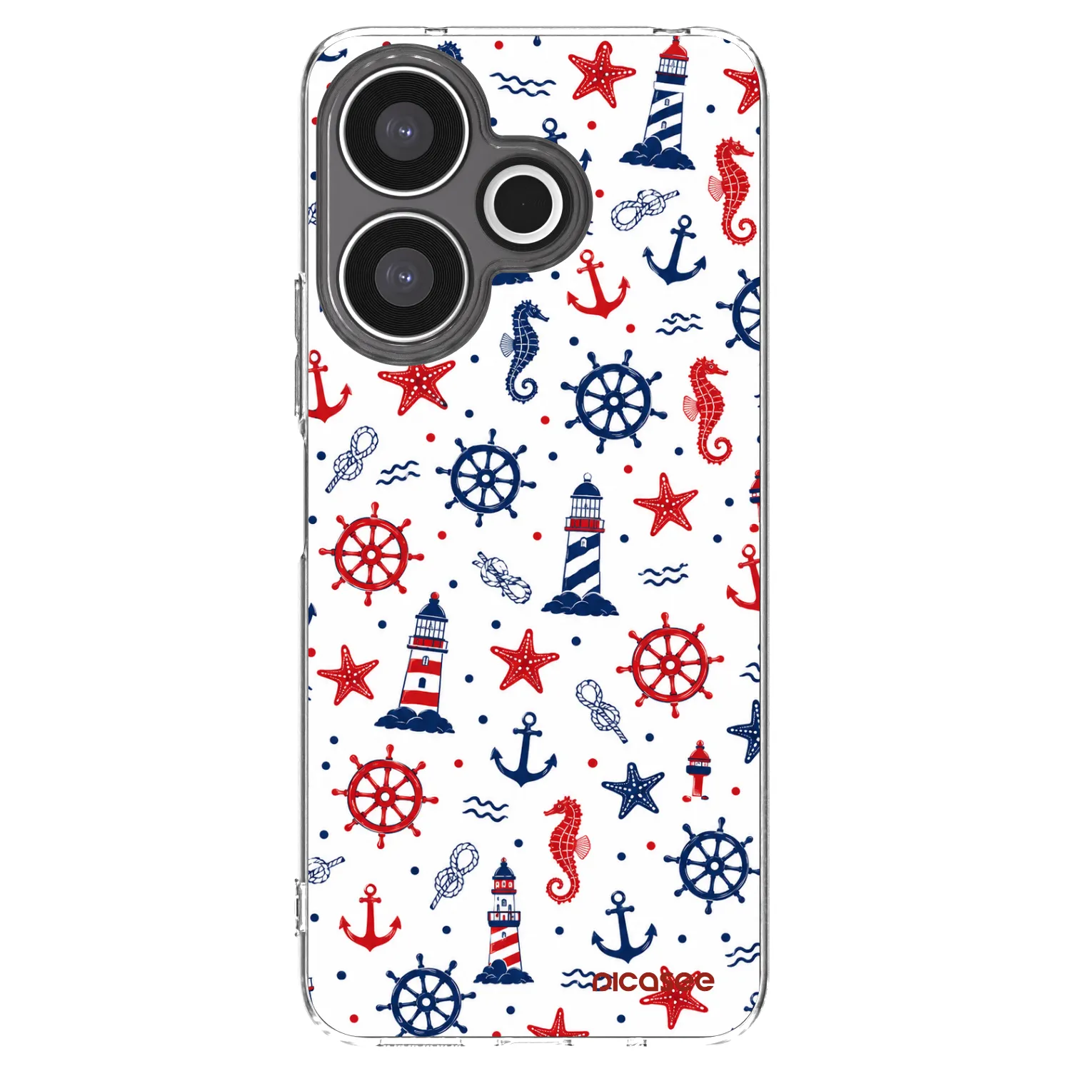 Picasee silikonowe przeźroczyste etui na Xiaomi Redmi 13 4G - Sailor Vibes