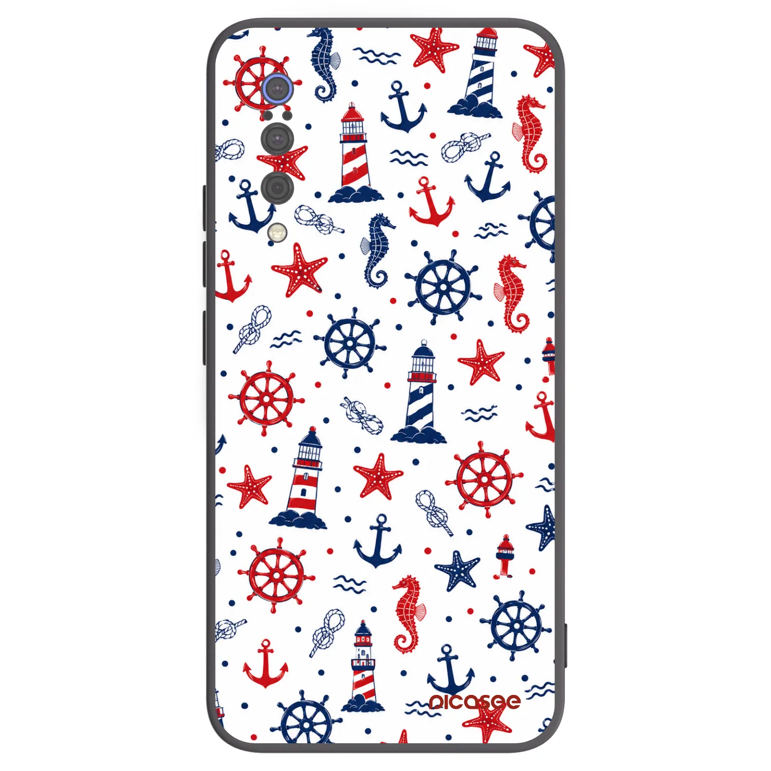 Picasee silikonowe czarne etui na Xiaomi Mi 9 - Sailor Vibes